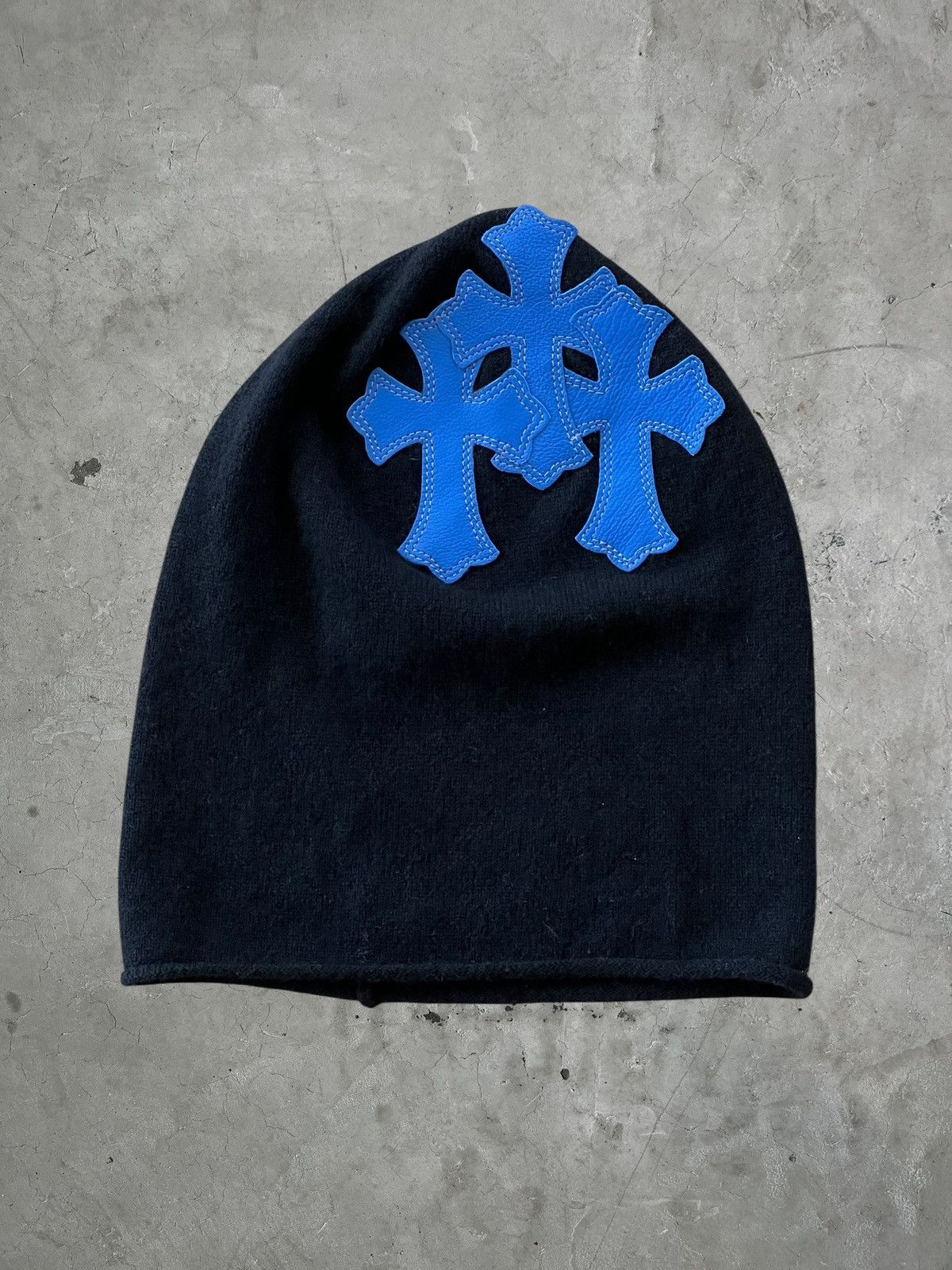 CHROME HEARTS◆KIDS CROSS PATCH CASHMERE BEANIE ARTBASEL限定 CHROME HEARTS◇KIDS CROSS PATCH CASHMERE BEANIE ARTBASEL限定