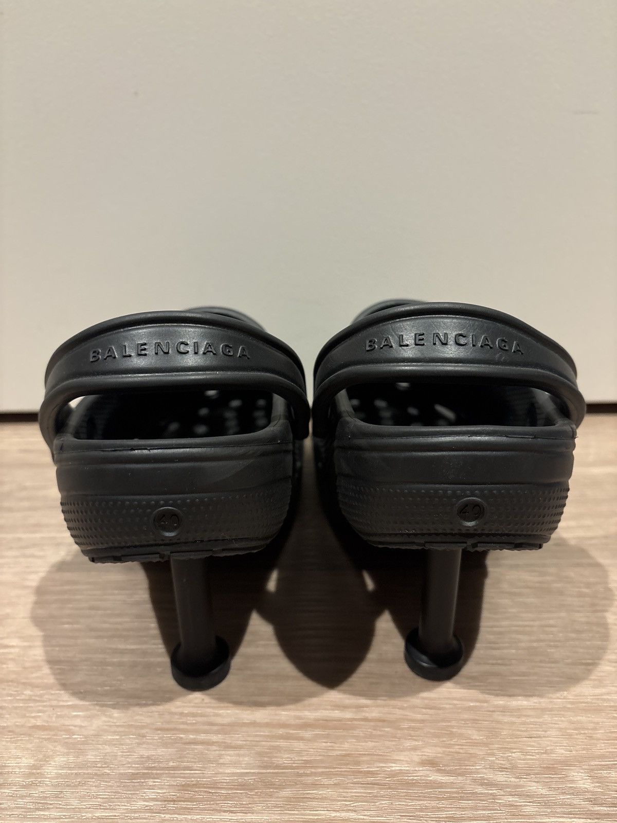 Balenciaga Balenciaga heeled crocs Size US 9 / IT 39 - 3 Thumbnail