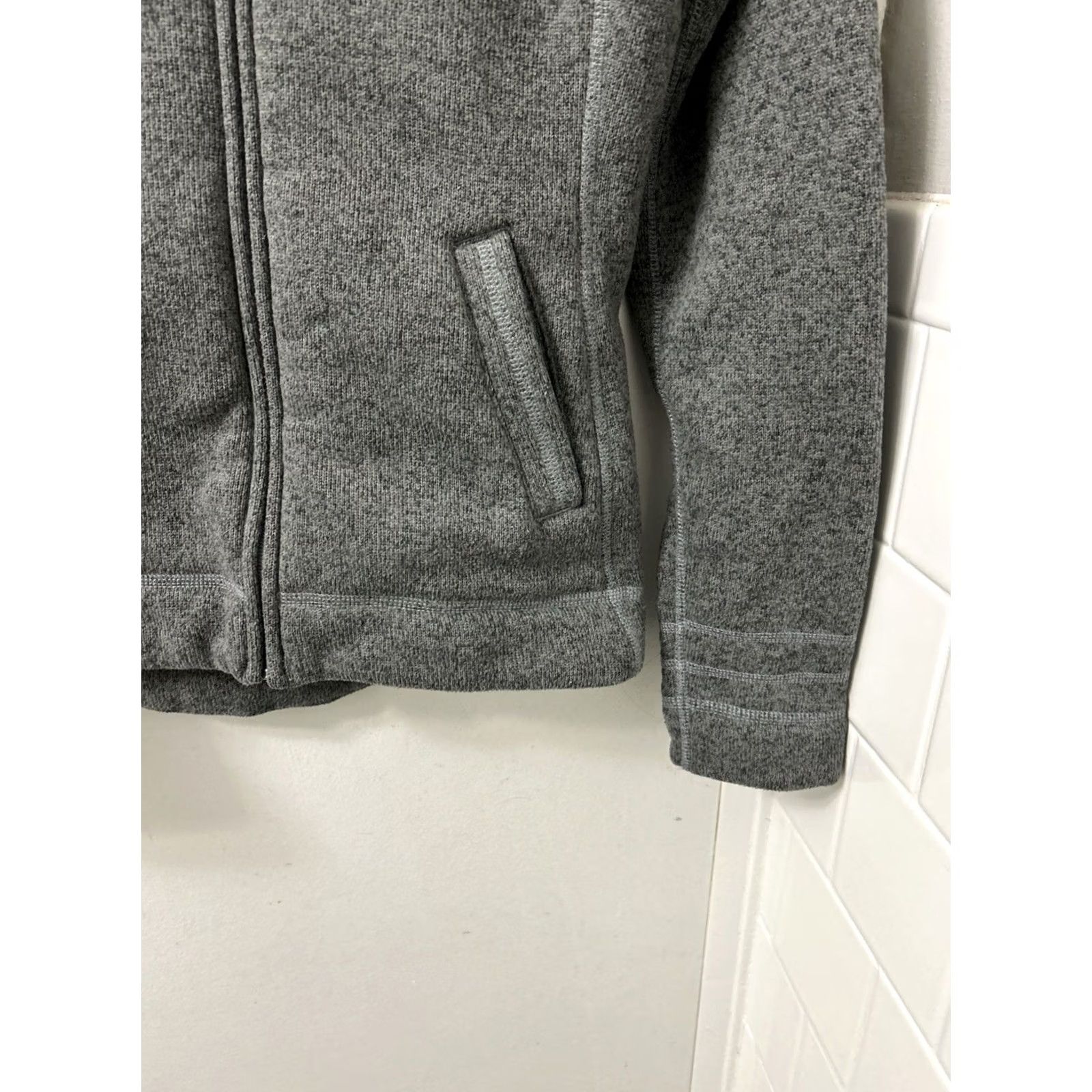 The North Face The North Face Crescent Full Zip Fleece Jacket Womens S Gray Indigo L/S Size S / US 4 / IT 40 - 6 Thumbnail