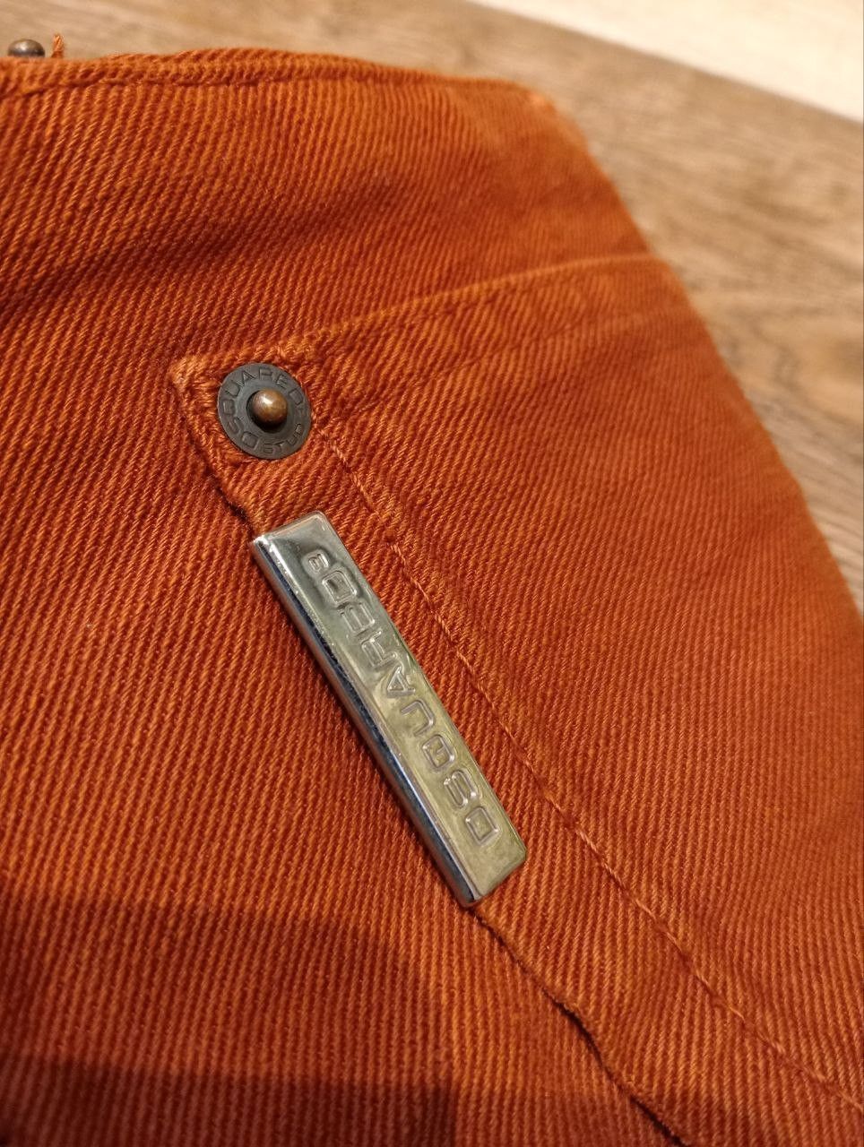 Dsquared2 DSQUARED2 ITALY BRICK ORANGE PANTS Size US 33 - 9 Thumbnail