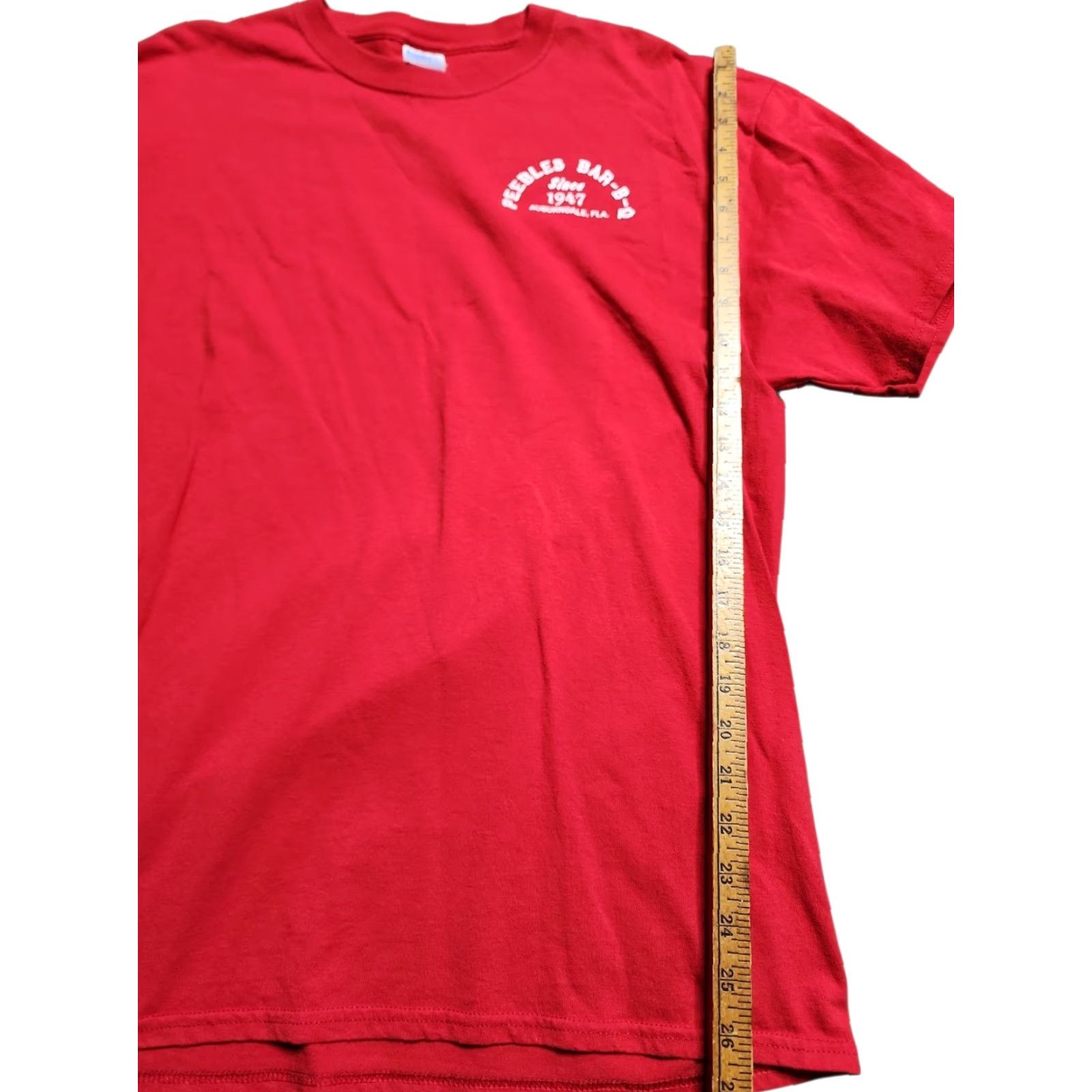 Doublet VINTAGE Port and Company Men XL T-Shirt Short Sleeve Crew Neck Double-Sided Red Florida BBQ Hogs Size US XL / EU 56 / 4 - 2 Thumbnail