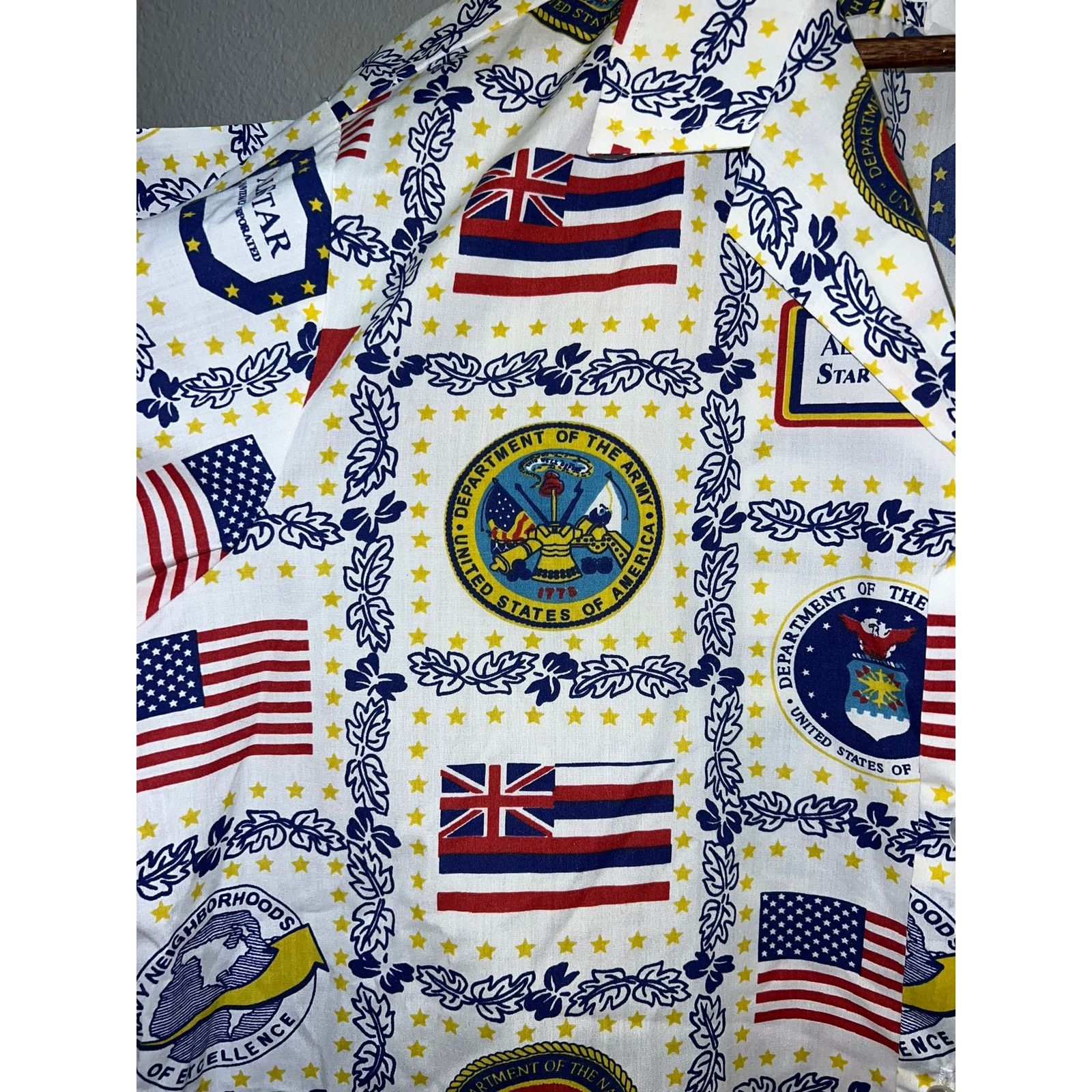 Hilo Hattie Vintage Hilo Hattie Army Shirt US Air Force Navy Button Up X Size US XL / EU 56 / 4 - 3 Thumbnail
