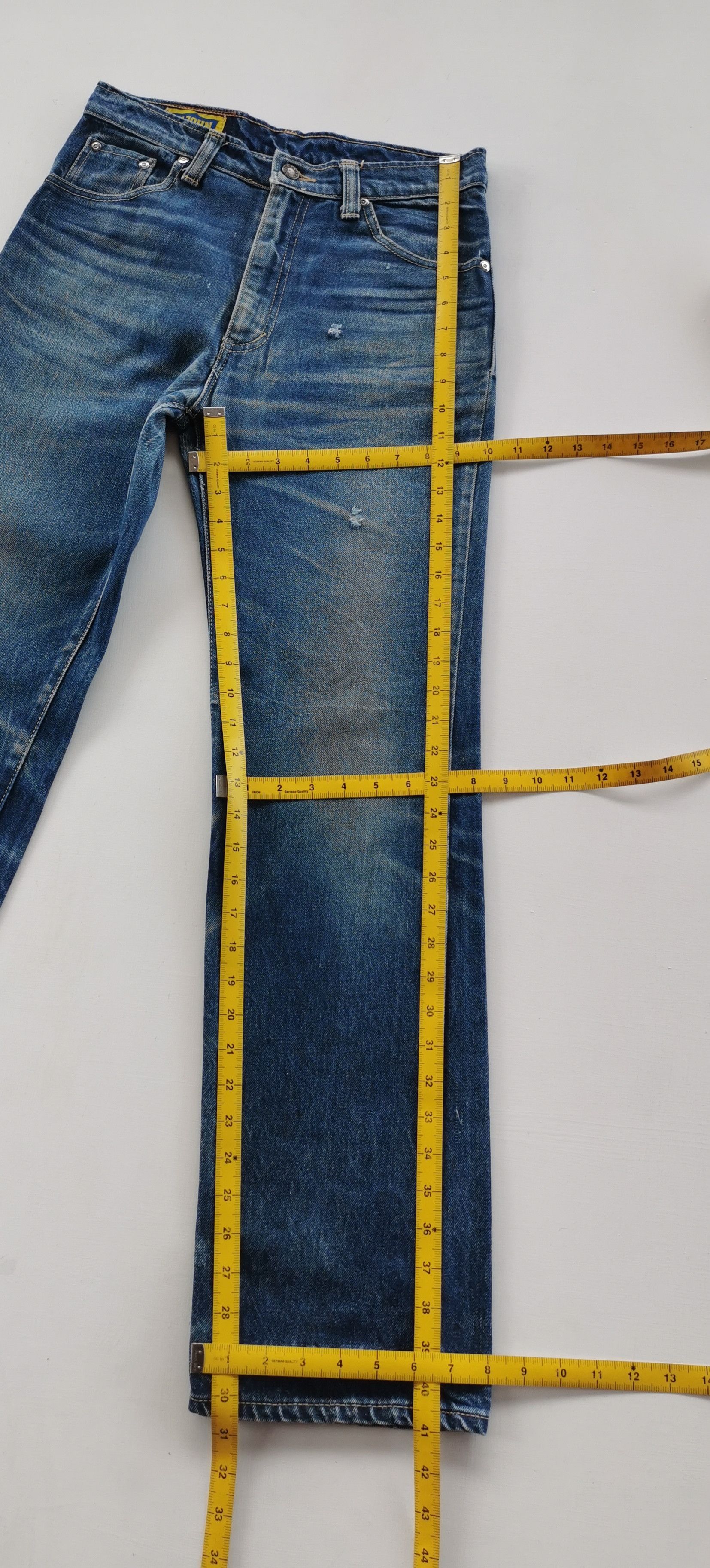 Jean Japanese Brand Eljohn Denim Jeans Size US 29 - 2 Thumbnail
