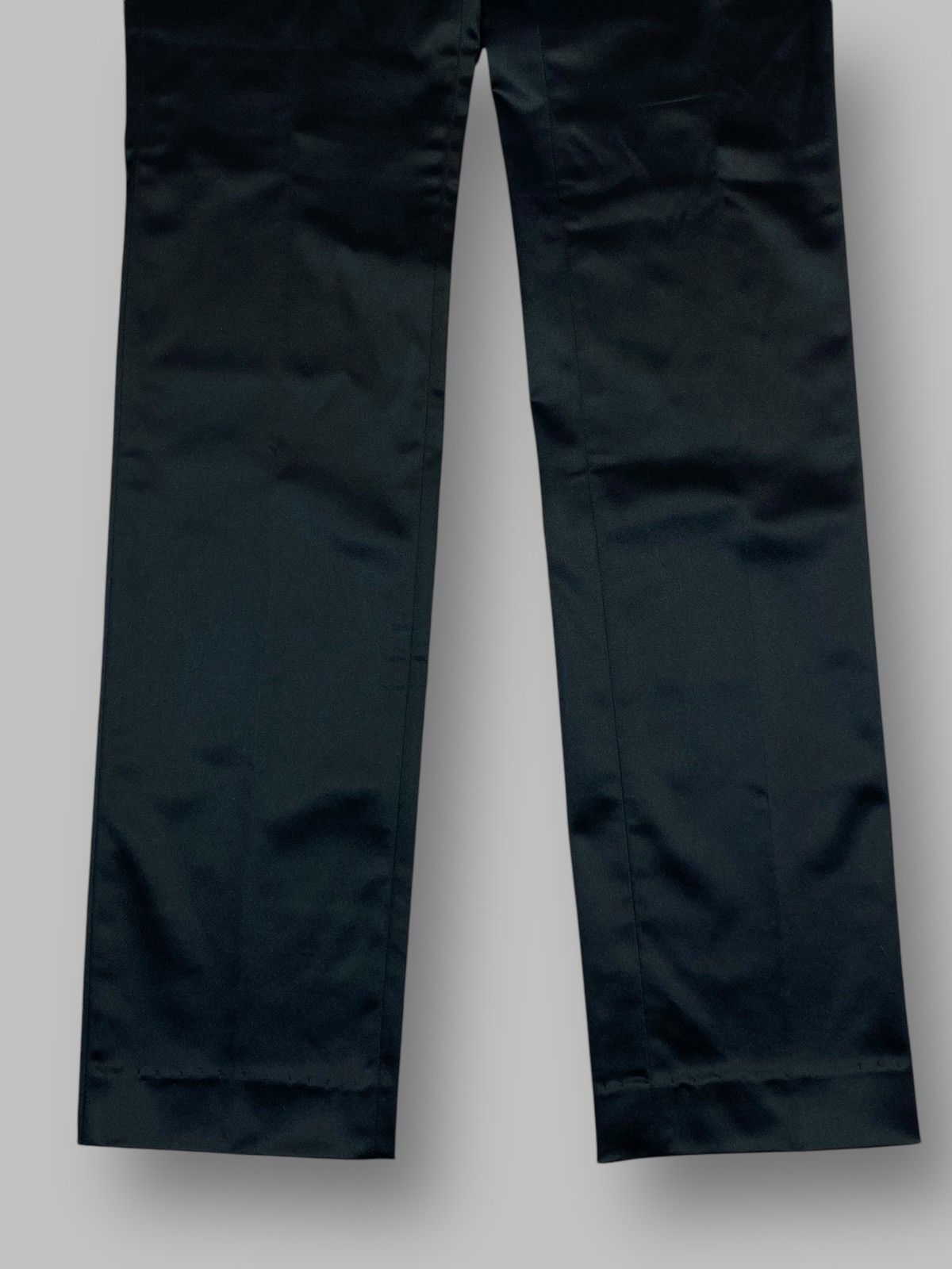 John Galliano Galliano Black Acetate Nylon Slim Pants Size 30" / US 8 / IT 44 - 9 Thumbnail