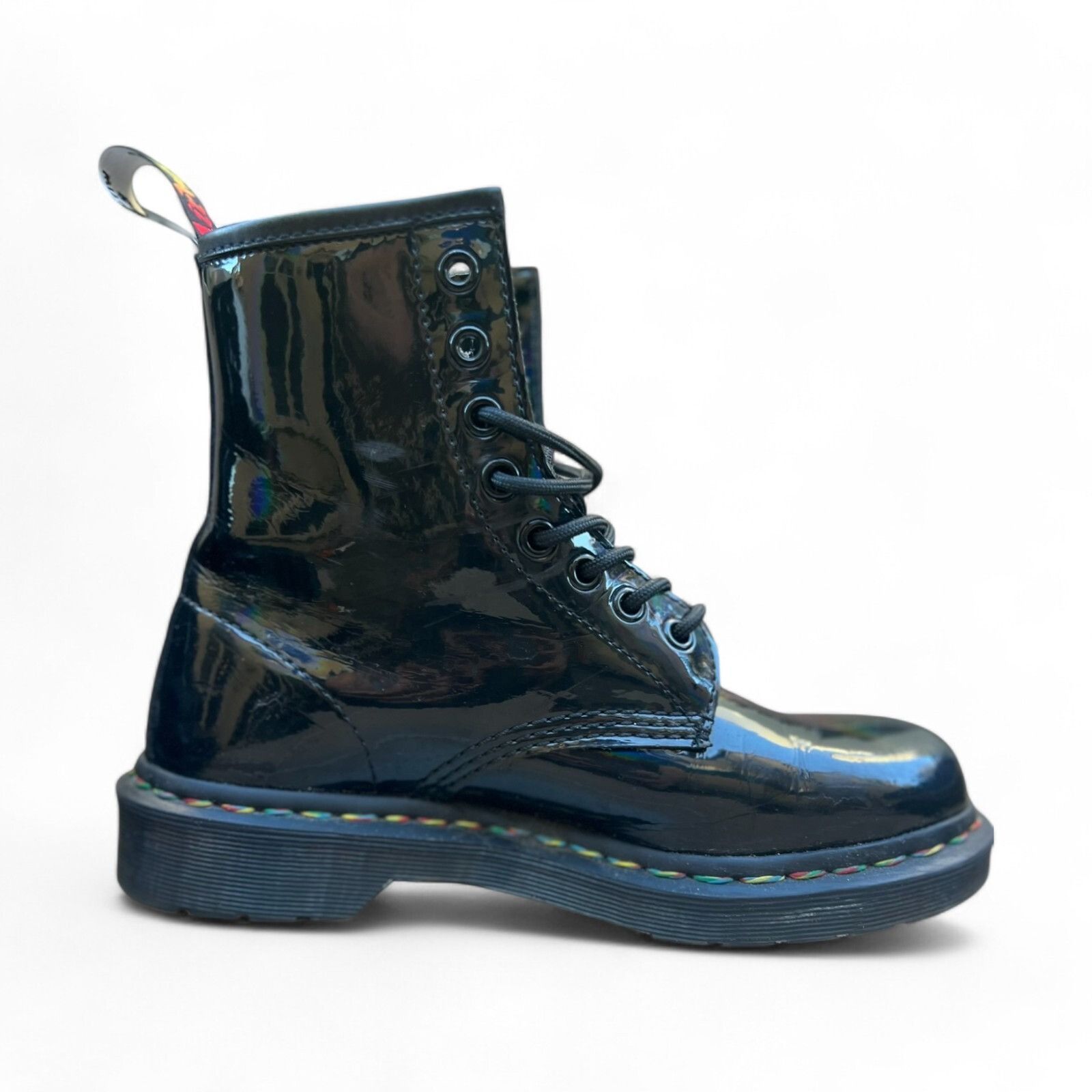 Dr. Martens Dr. Martens 1460 Women's Original Smooth Leather Lace Up Boo Size US 7 / IT 37 - 3 Thumbnail
