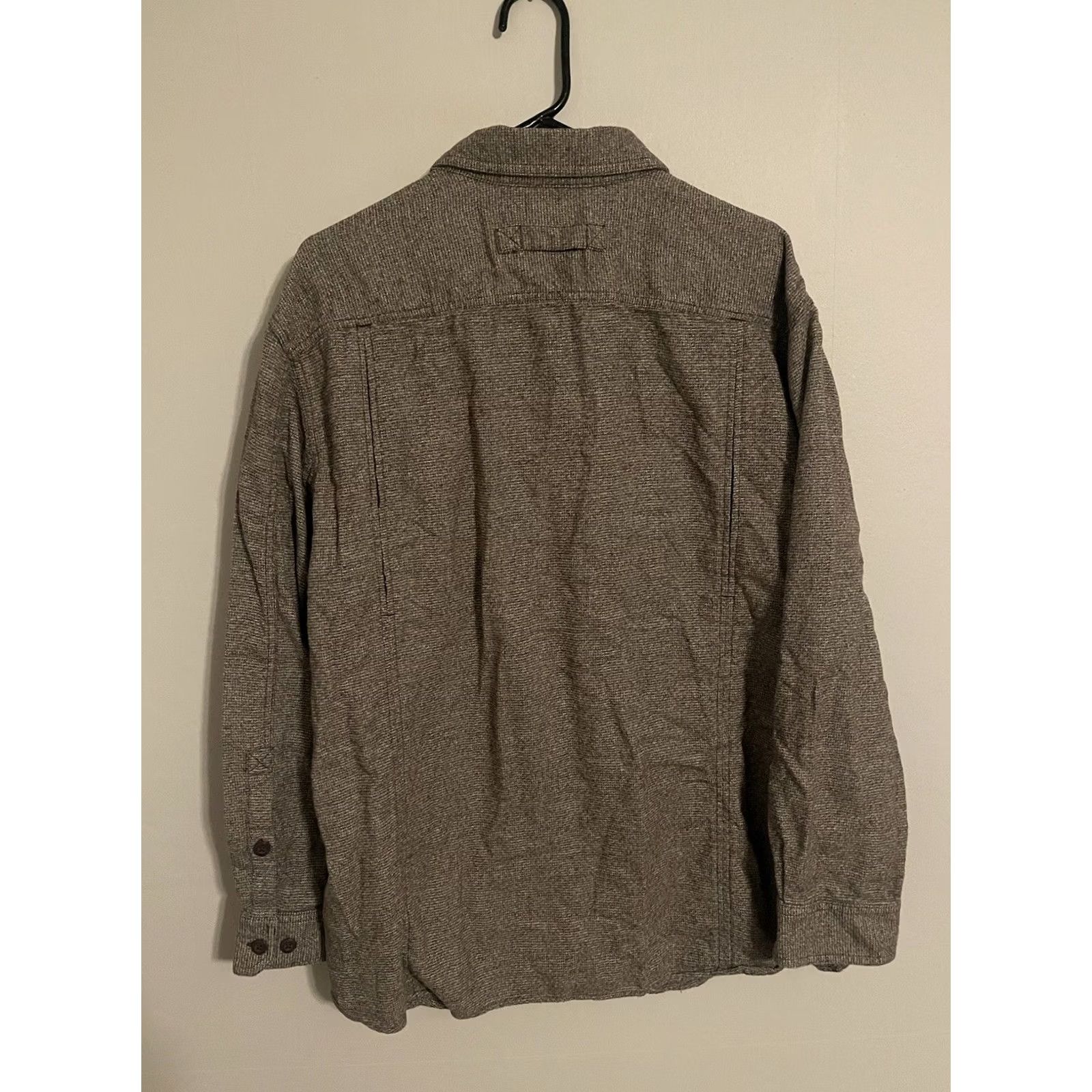 CO Duluth Trading Co Shirt Men's Large Relaxed Fit Cotton Brown Free Swingin' Twist Size US L / EU 52-54 / 3 - 4 Thumbnail
