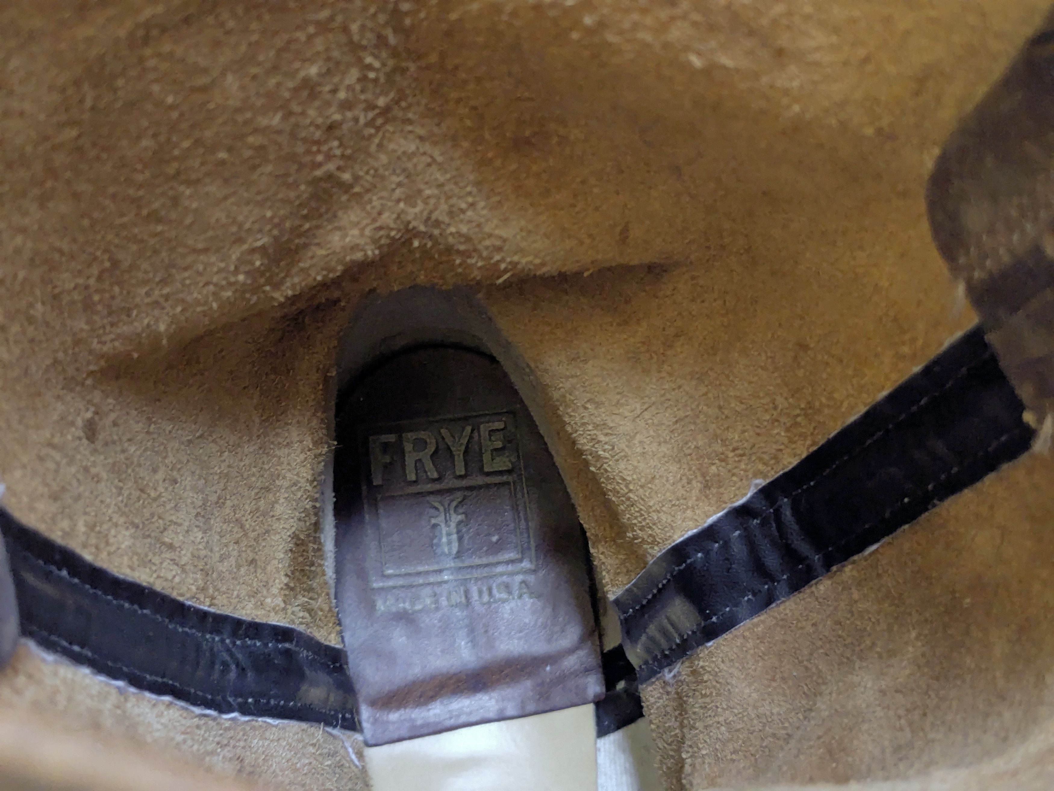 Frye Frye Harness Boots Brown 8 Leather USA Strap Buckle Size US 8 / EU 41 - 4 Thumbnail