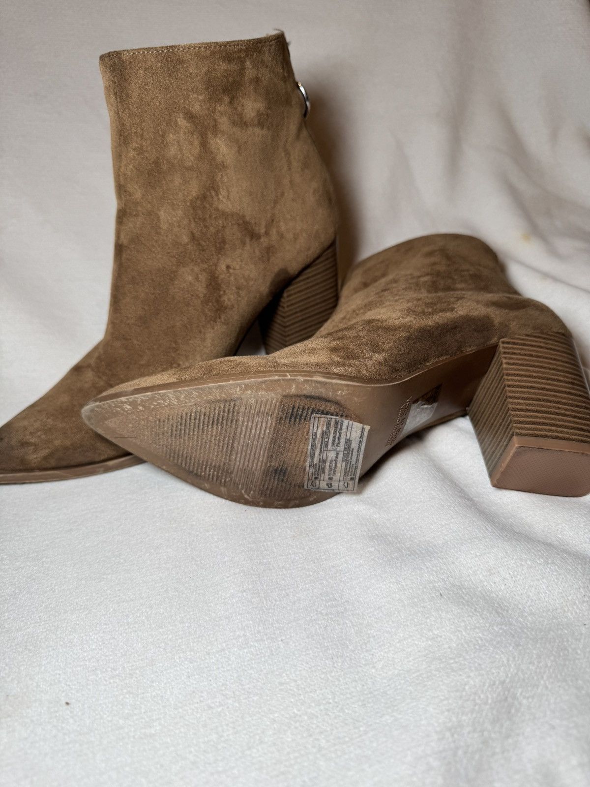 Other 🍂🍁Elegant Brown Suede Ankle Boots Size US 8 / IT 38 - 2 Thumbnail