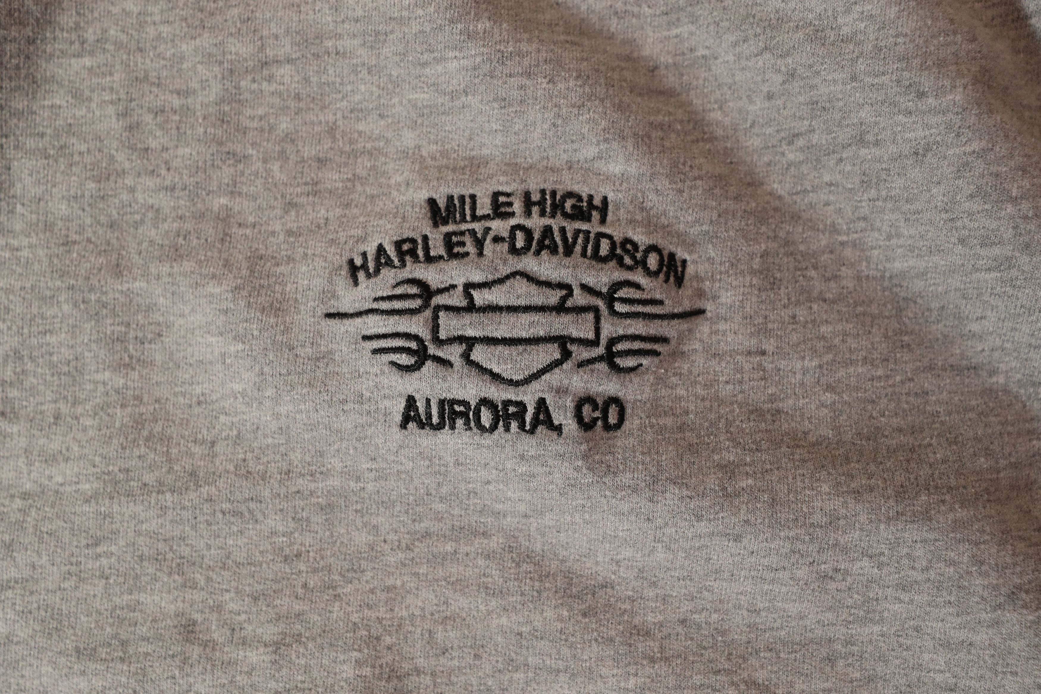 Harley Davidson Mile High Harley Davidson Aurora CO Cut Off Tee (L) Size US L / EU 52-54 / 3 - 11 Thumbnail