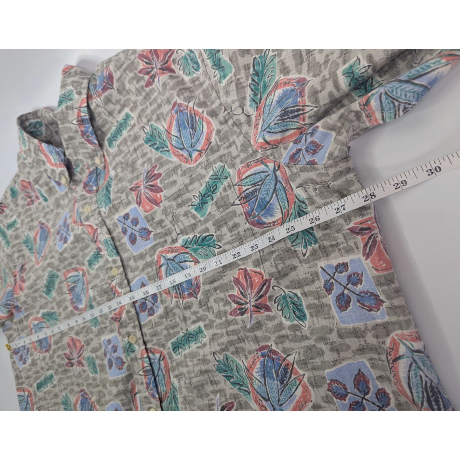 Reyn Spooner VINTAGE Reyn Spooner Mens 2XL Hawaiian Floral Button Short Sleeve Vacation Reverse Print Size US 39 - 5 Thumbnail