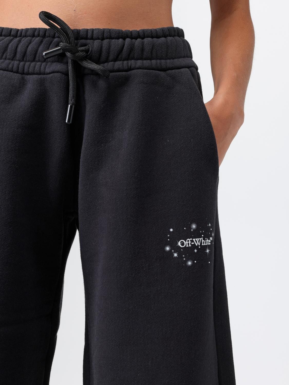 Off-White o1y1225 Sweatpant in Black Size 26" / US 2 / IT 38 - 5 Thumbnail