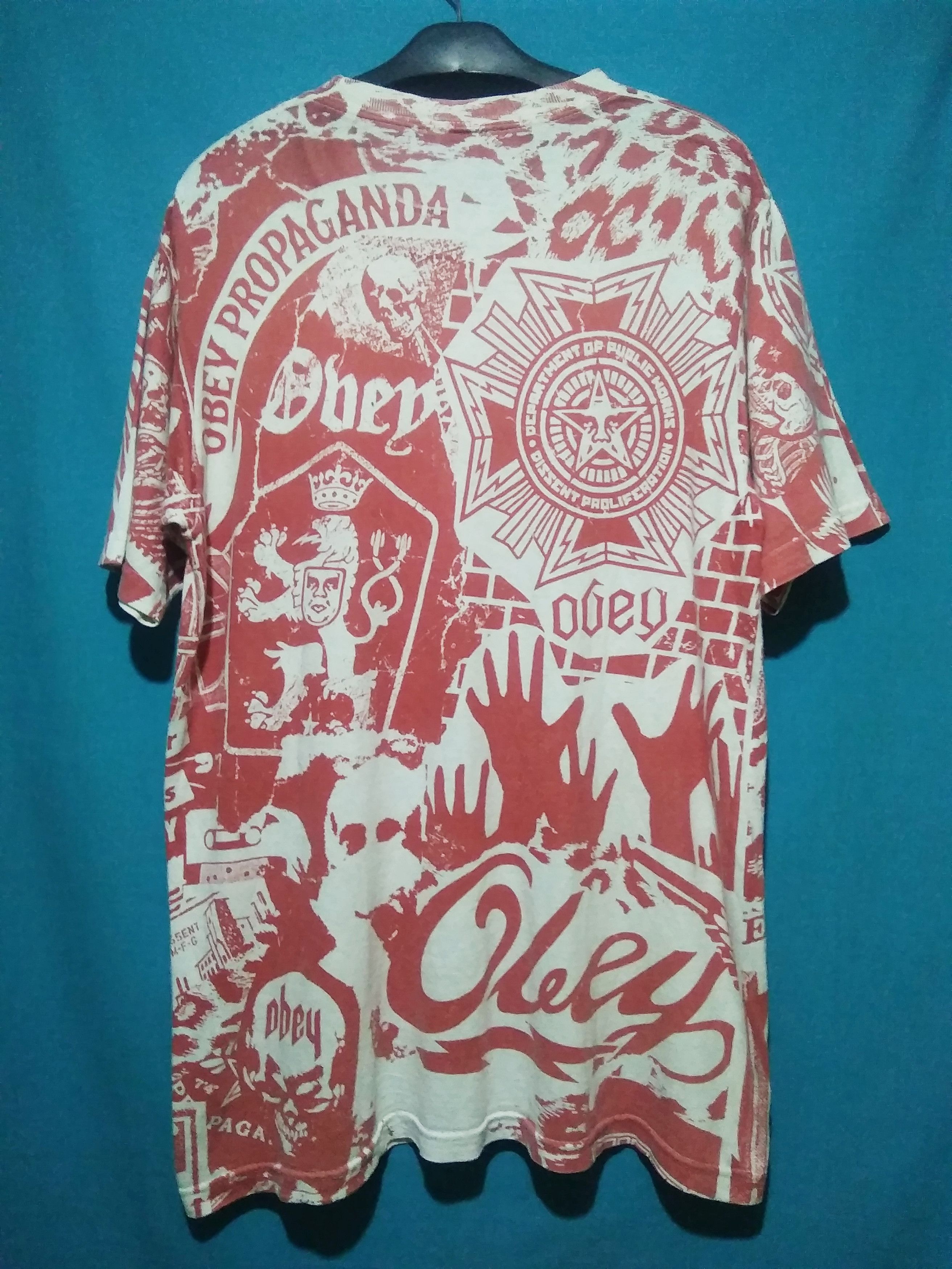 Vans Sick 🔥Rare Vtg OBEY Seditionaries PunK AOP bands parody Size US L / EU 52-54 / 3 - 6 Thumbnail