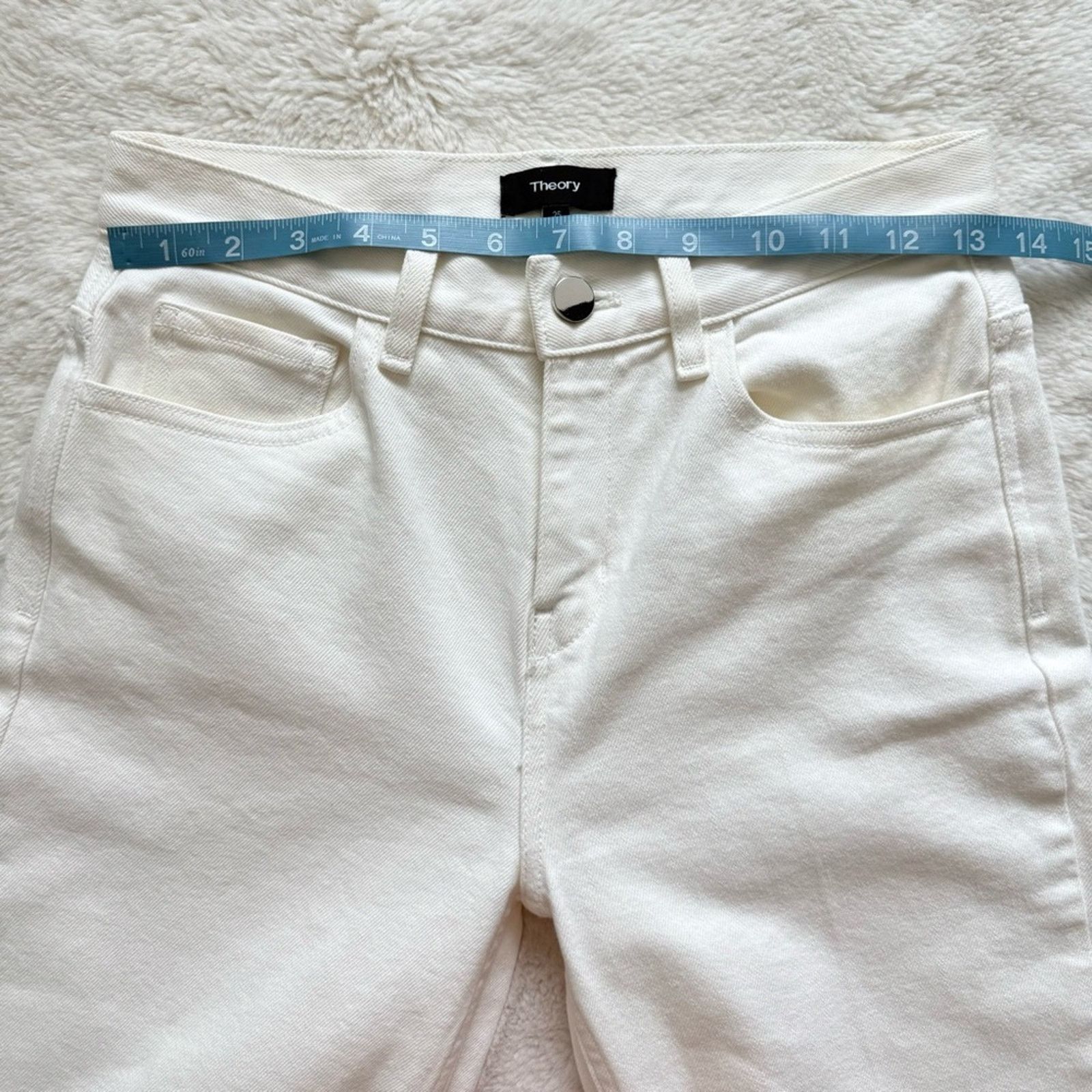 Theory NEW!!! Theory women crop white jeans size 25 US Retail 250$ Size 25" / US 0 / IT 36 - 6 Thumbnail