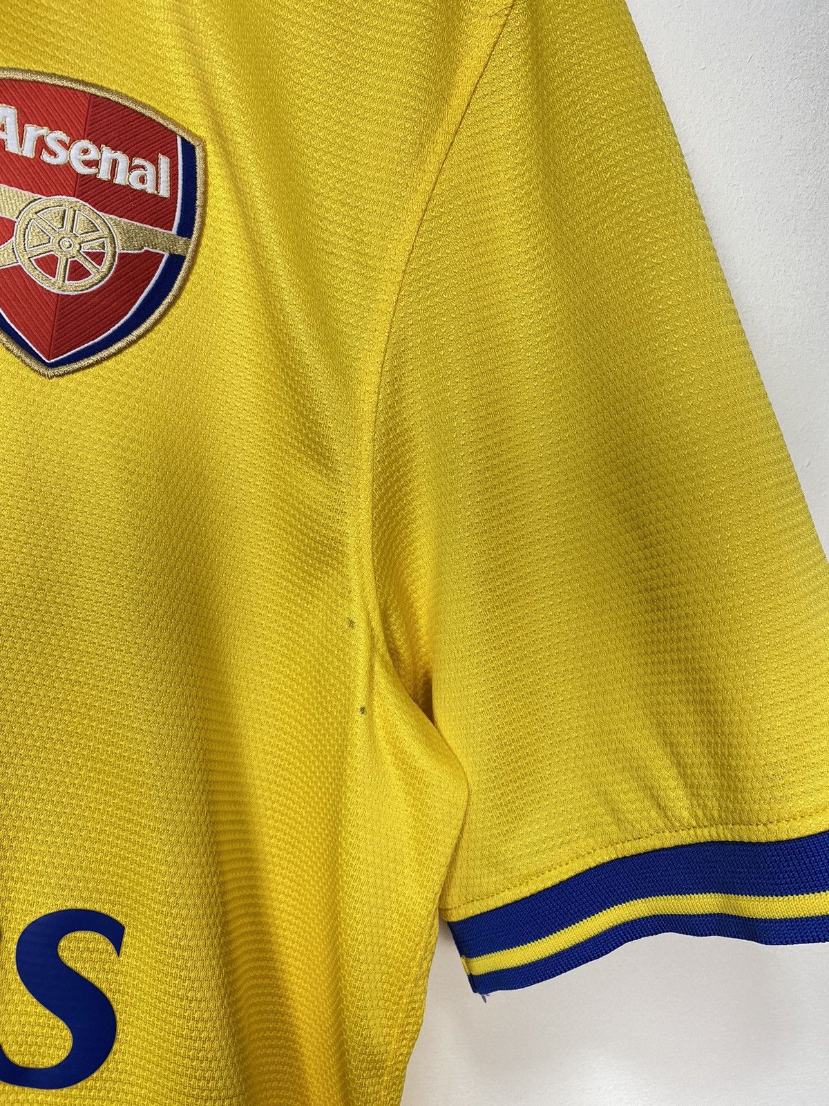 Vintage Arsenal 2013 2014 Away Jersey Shirt Nike #14 Walcott Yellow Size US M / EU 48-50 / 2 - 8 Thumbnail