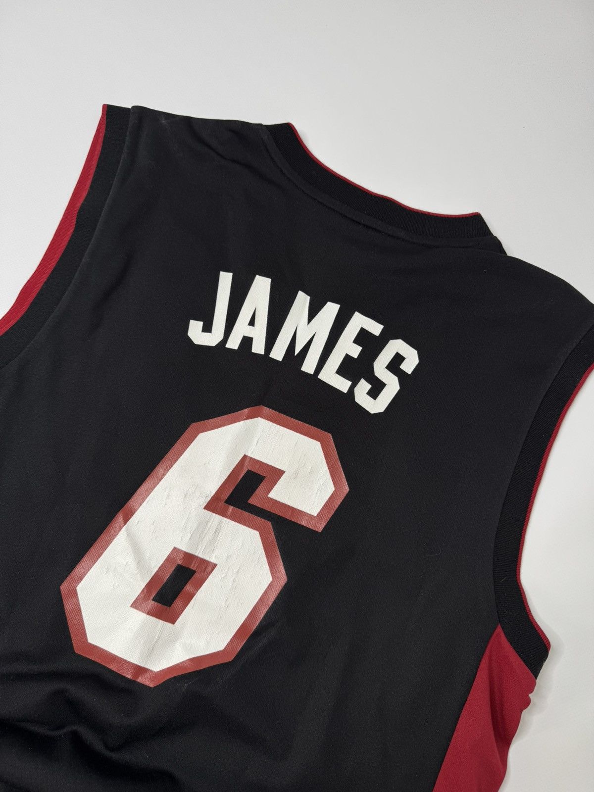 NBA Adidas Miami heats 6 LeBron James Jersey NBA basketball y2k Size US S / EU 44-46 / 1 - 8 Thumbnail