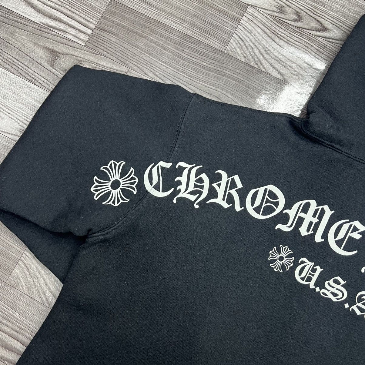 Chrome Hearts Chrome Hearts USA Scripts Logo Zip-Up Hoodie Size US L / EU 52-54 / 3 - 17 Thumbnail