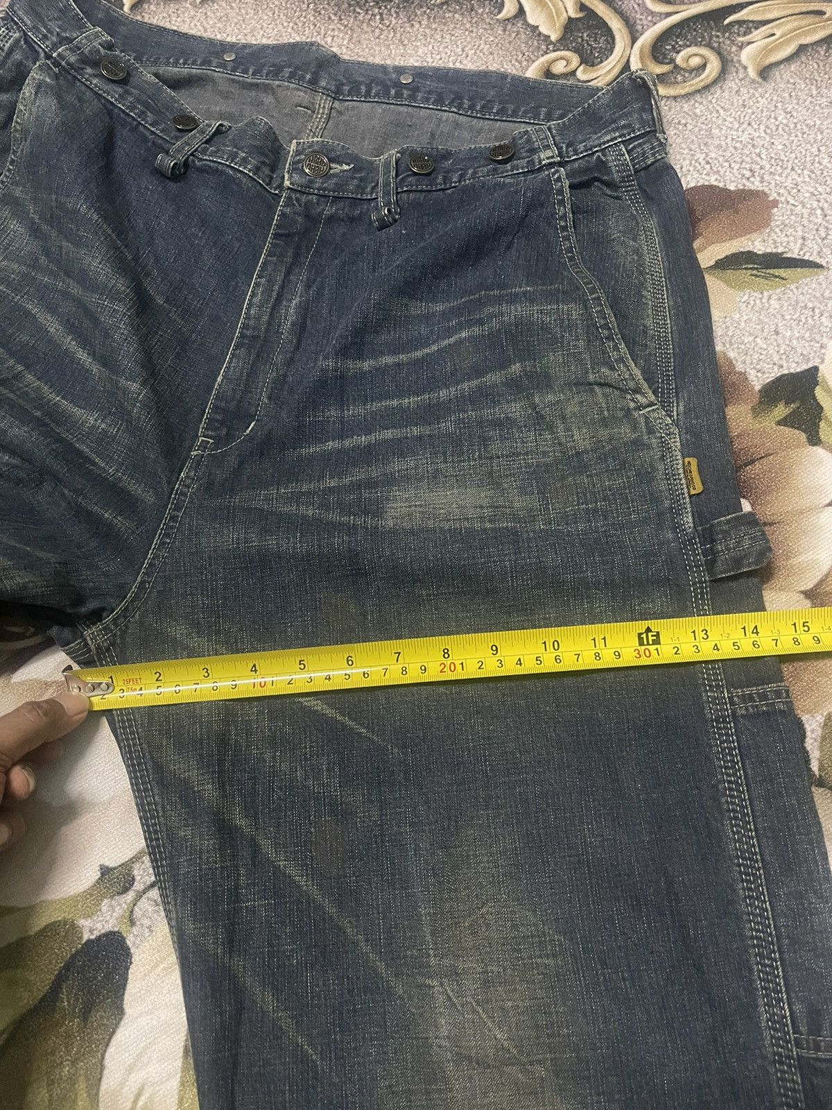 Japanese Brand Vintage Neighborhood Carpenter Baggy Jeans Size US 36 / EU 52 - 22 Thumbnail