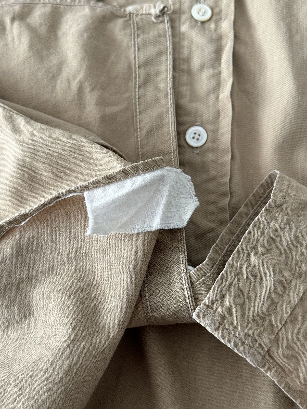 Other Antique WW2 US Army Summer Short Sleeve Button Shirt Size US M / EU 48-50 / 2 - 7 Thumbnail