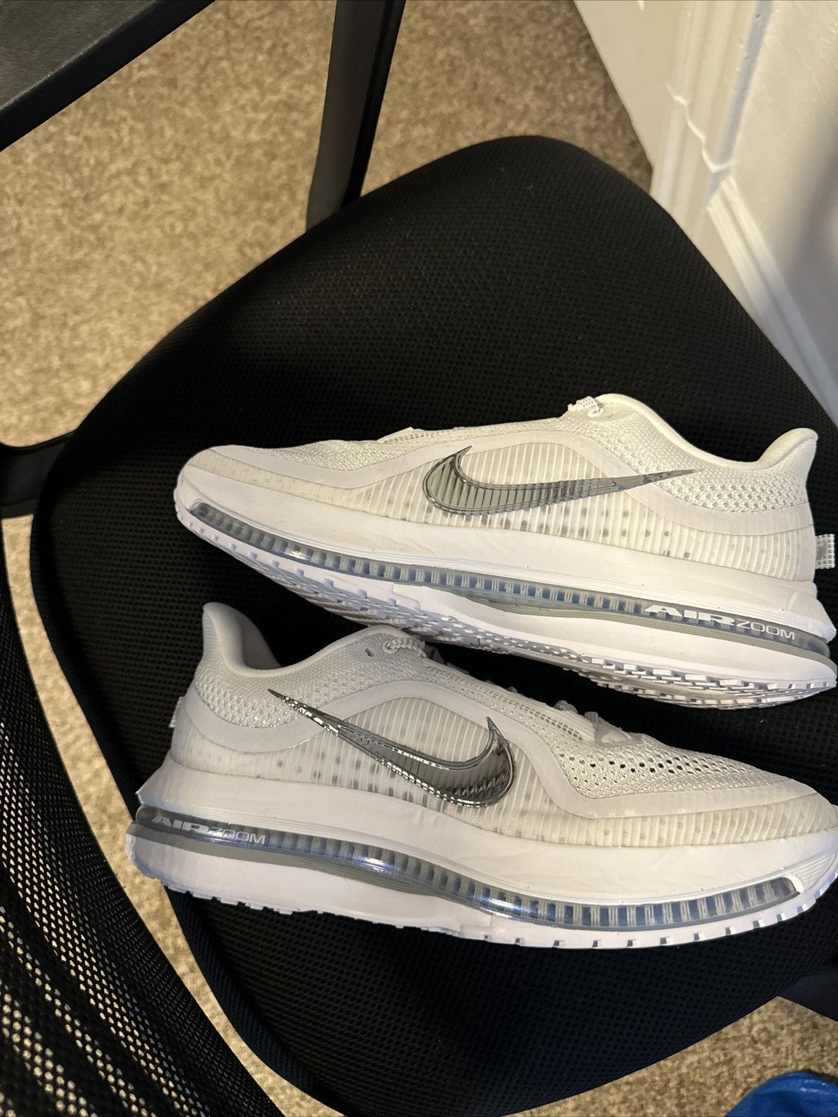Nike Nike Air Zoom Pegasus Premium Mens Size 10.5 White Silver Size US 10.5 / EU 43-44 - 8 Thumbnail