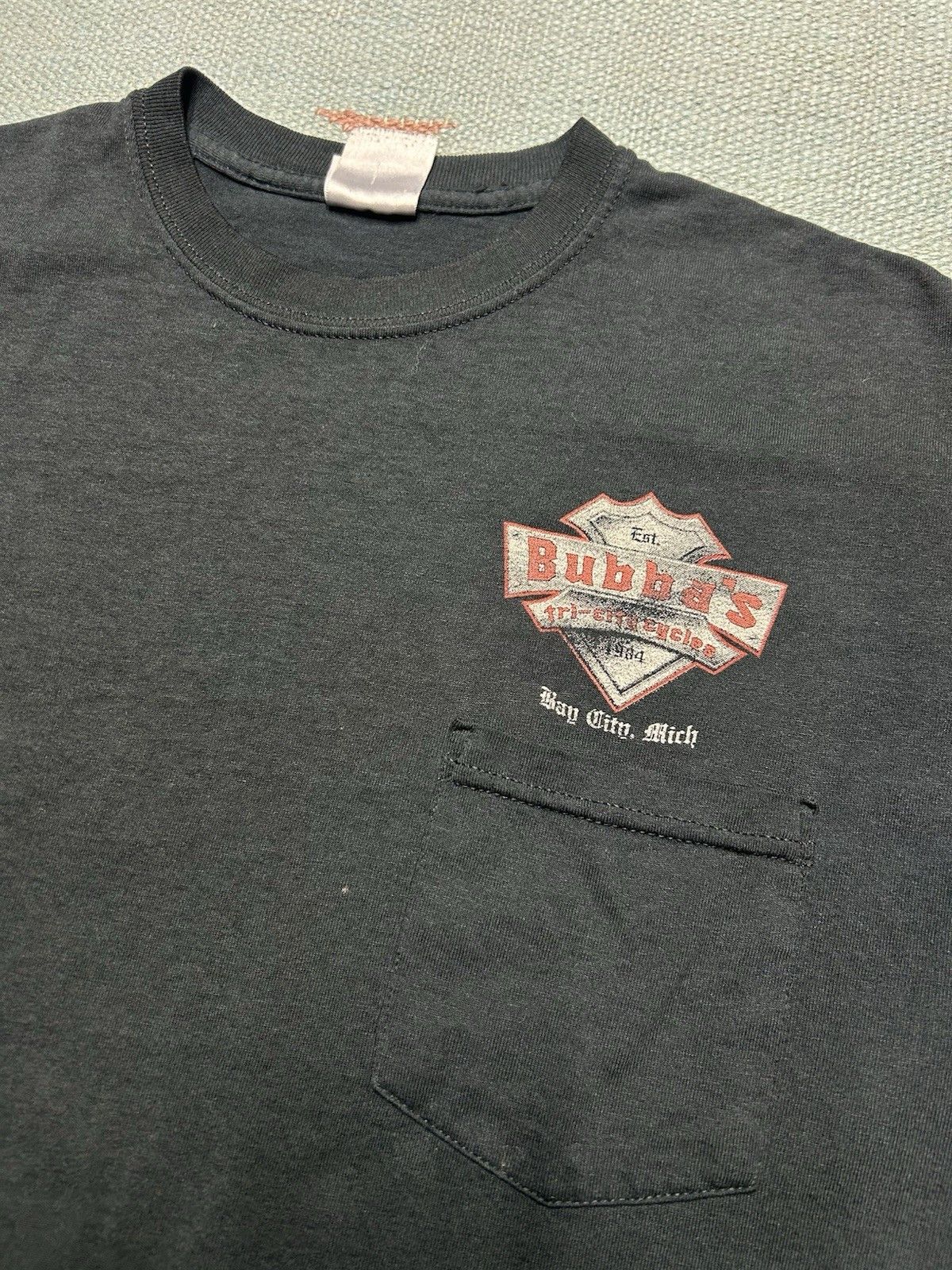 Vintage t shirt bubba’s tri city cycles motorcycle Harley Michigan L Size US L / EU 52-54 / 3 - 4 Thumbnail