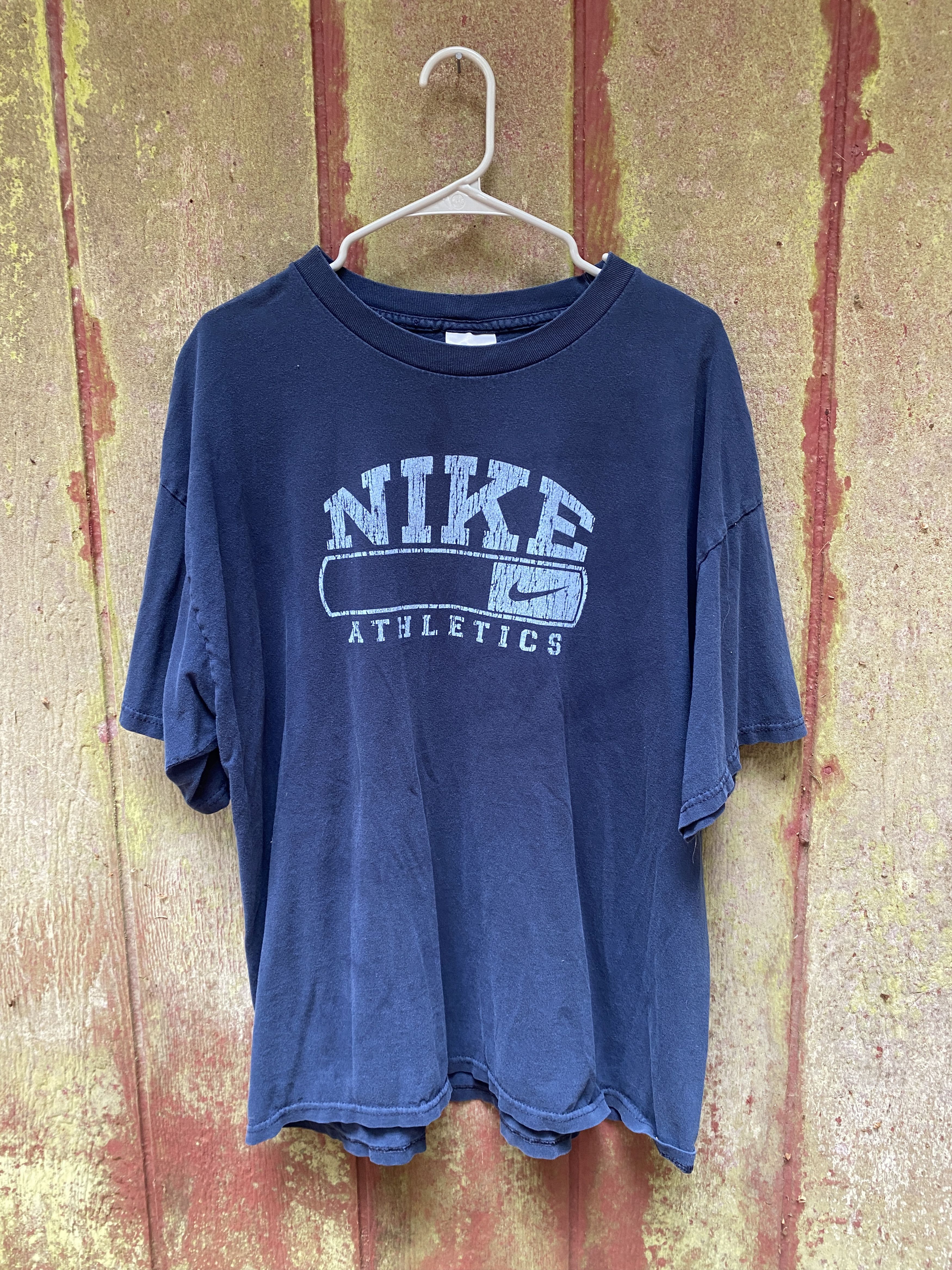 Nike Y2K Baggy Nike Tee Size US XXL / EU 58 / 5 - 1 Thumbnail