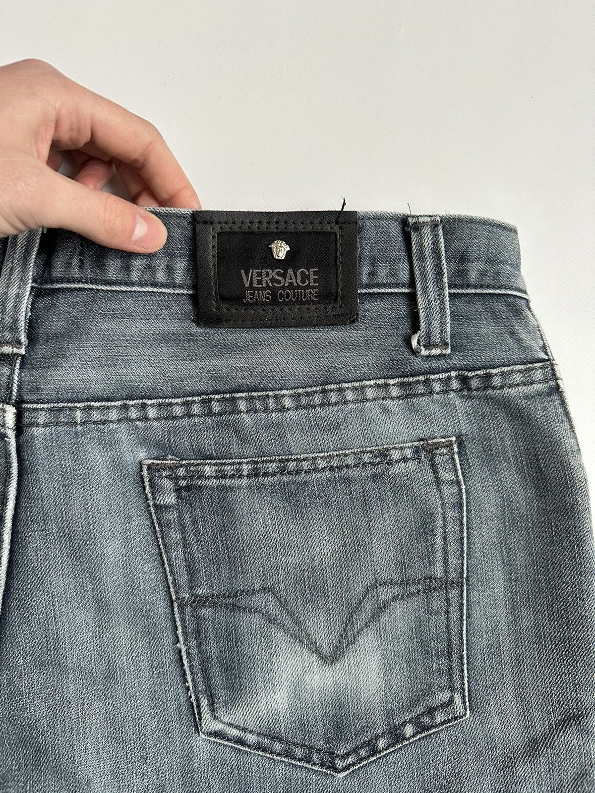 Vintage Vintage Versace Jeans Couture Medusa Straight Jeans size 38 Size US 38 / EU 54 - 5 Thumbnail