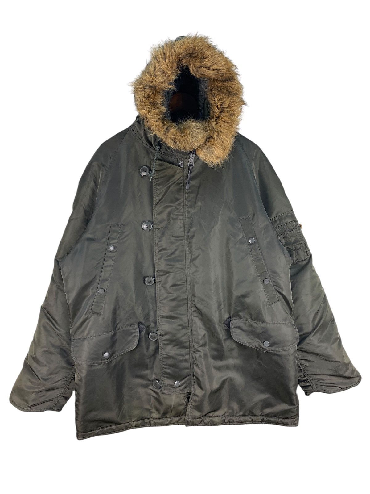 Alpha Industries × Vintage 🔥RARE🔥VINTAGE ALPHA INDUSTRIES PARKA Size US XL / EU 56 / 4 - 1 Thumbnail