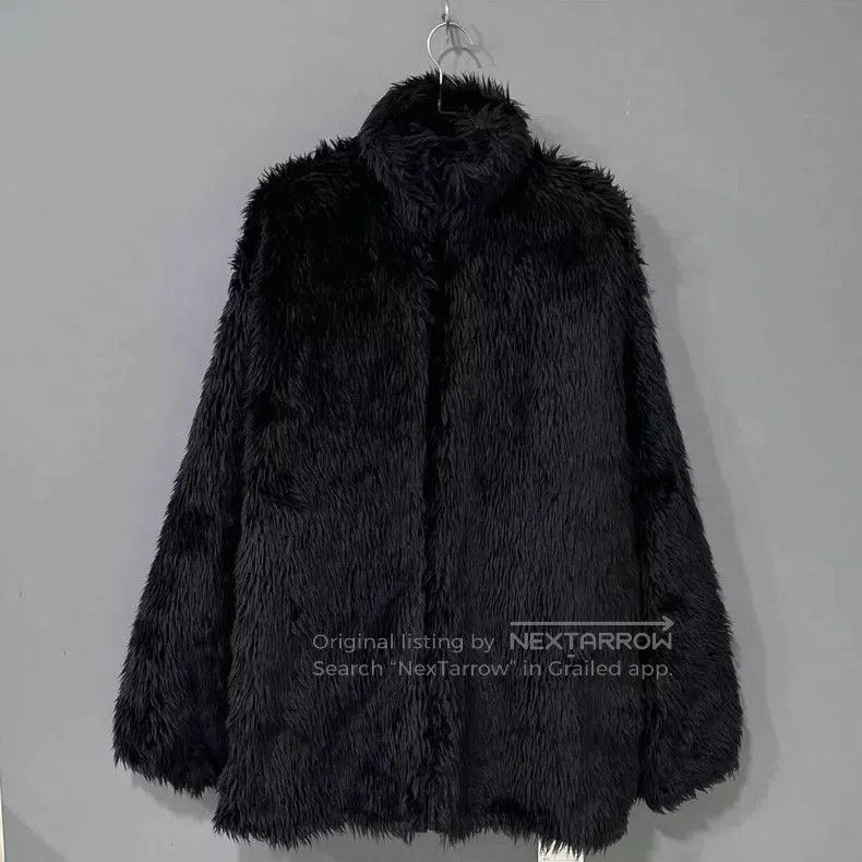 Balenciaga Balenciaga Heavy Fur Zip Coat . Size US M / EU 48-50 / 2 - 1 Thumbnail
