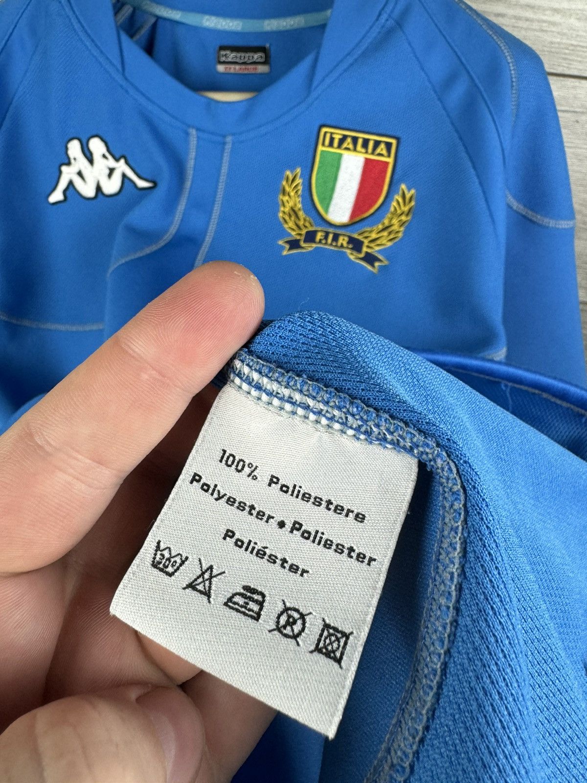 Kappa × Vintage Kappa Rugby Shirts 2004 Italy Vintage Old Jerseys Size US L / EU 52-54 / 3 - 9 Thumbnail