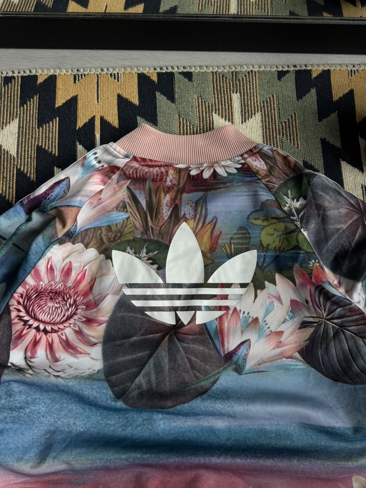 Adidas RARE❗️Vintage Adidas Originals Trefoil Floral Jacket Size S / US 4 / IT 40 - 10 Thumbnail