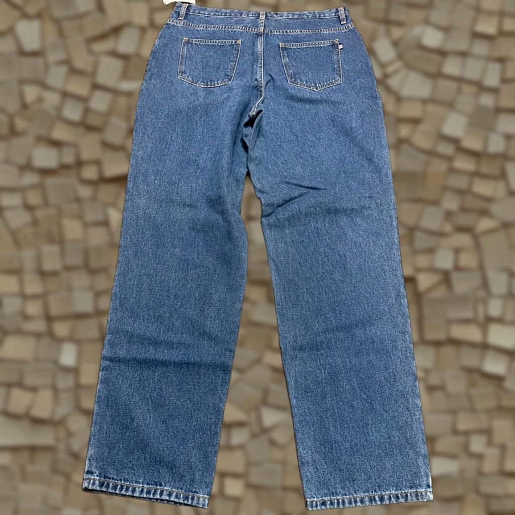 Vintage Bushwacker Jeans, Women's Size 16, Blue, Denim, Straight Leg, New with tags, Regular, 30.5 Inseam, 34 W, Fall Spring Summer, Women, Jeans Size 38" / US 16 / IT 52 - 1 Thumbnail