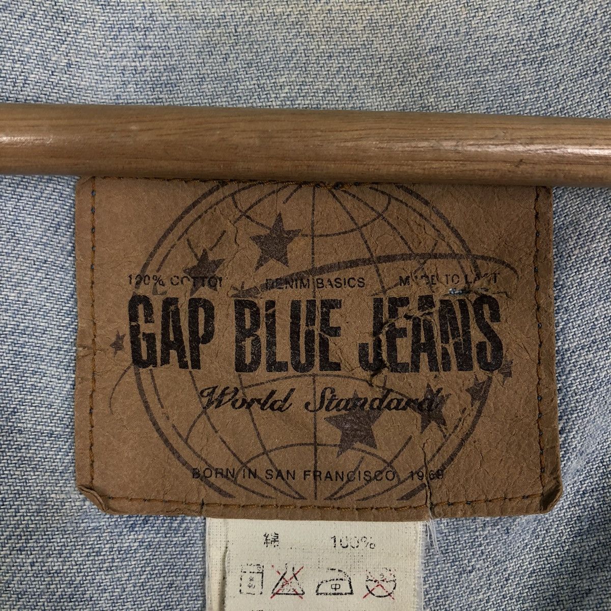 Japanese Brand 🔥90’s Trucker Denim Jacket Biker Gap Blue Jeans Japan Size US M / EU 48-50 / 2 - 12 Thumbnail