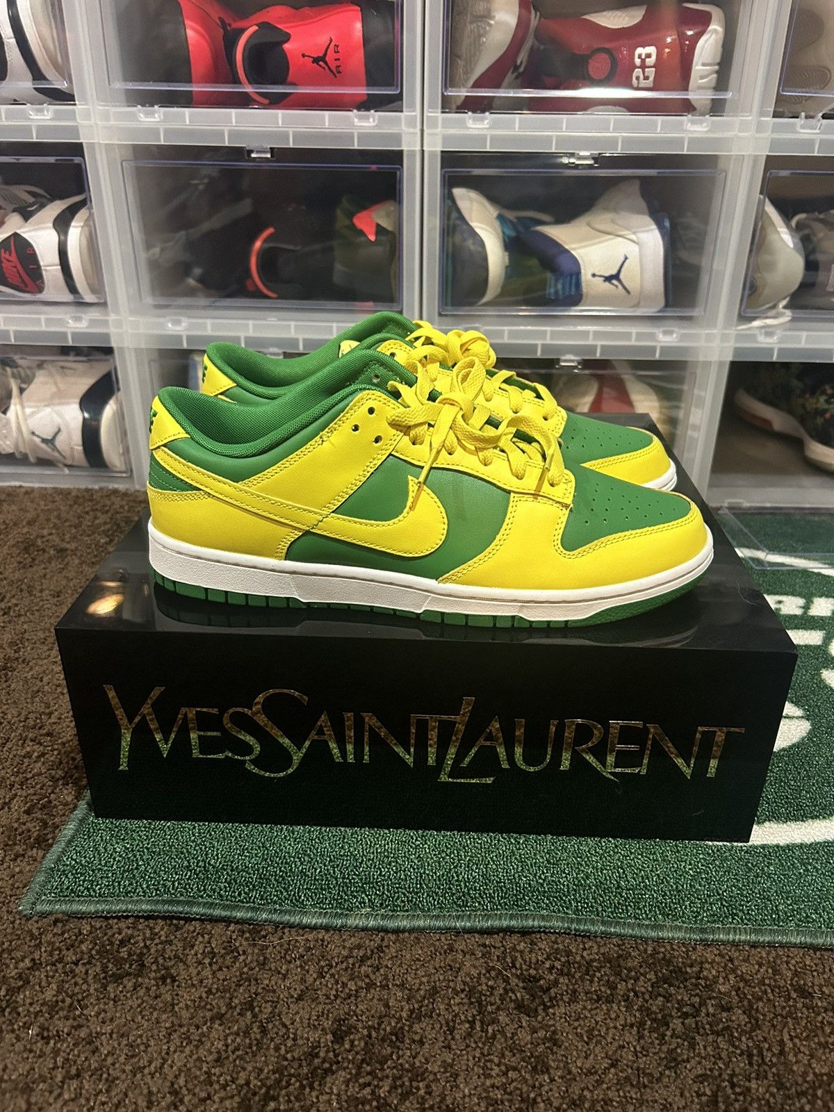 Designer Nike dunk low reverse Brazil Size US 11 / EU 44 - 1 Thumbnail