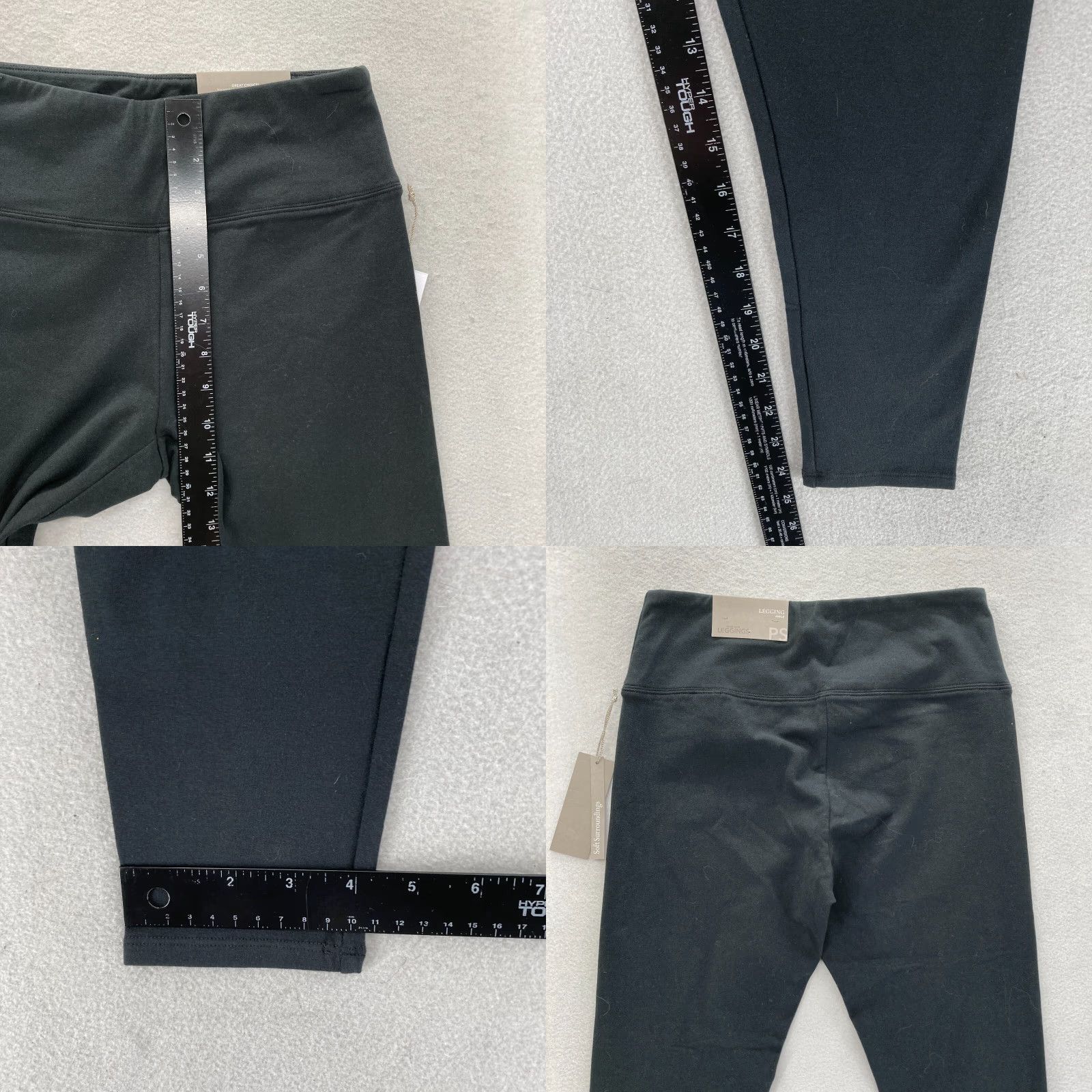 Soft Surroundings Soft Surroundings Leggings Women's PS Black Stretch Ankle Comfort NWT Size 28" / US 6 / IT 42 - 8 Thumbnail