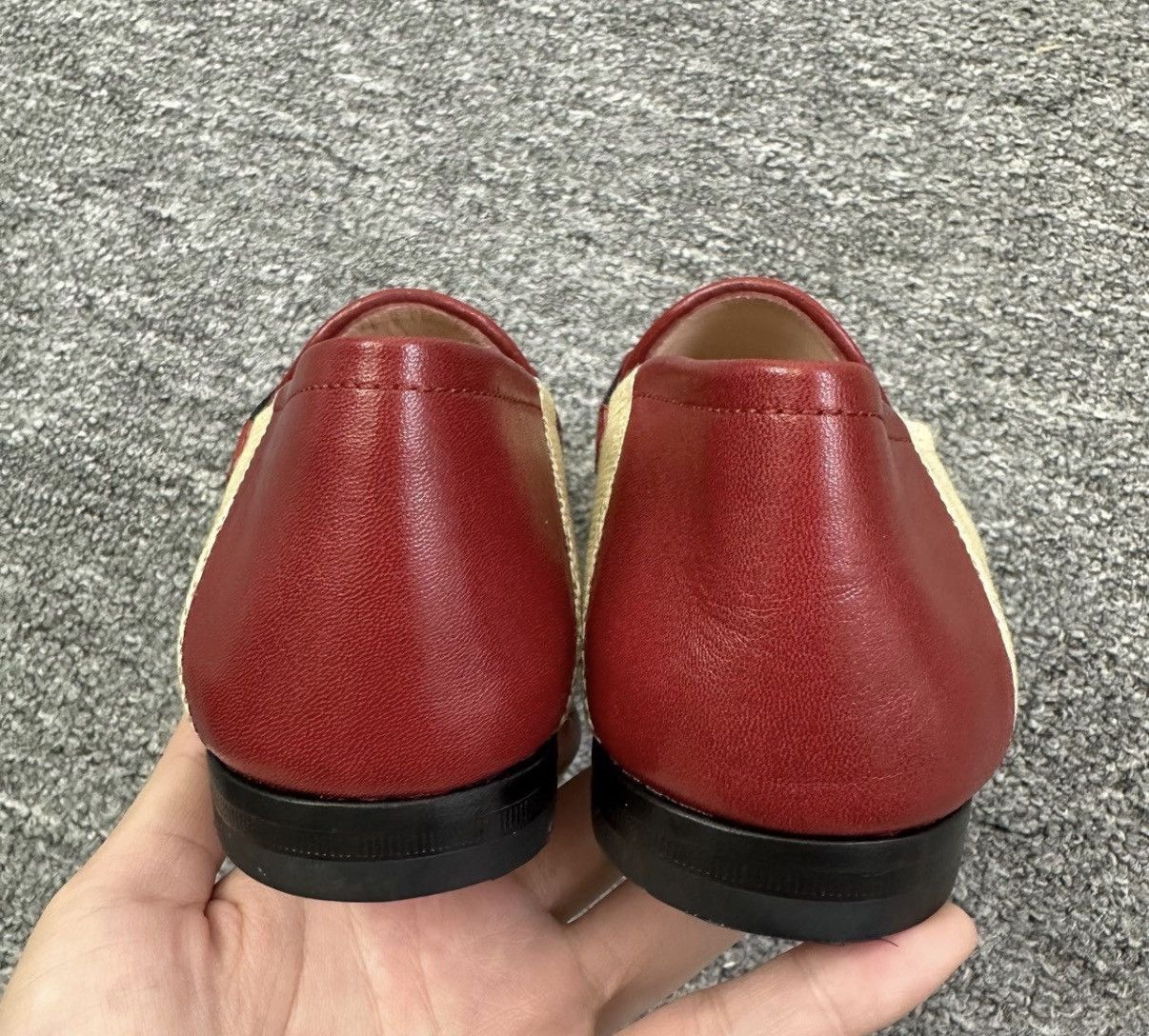 Gucci Gucci Horsebit Red Green Stripe Loafers K12 Size US 6 / IT 36 - 6 Thumbnail