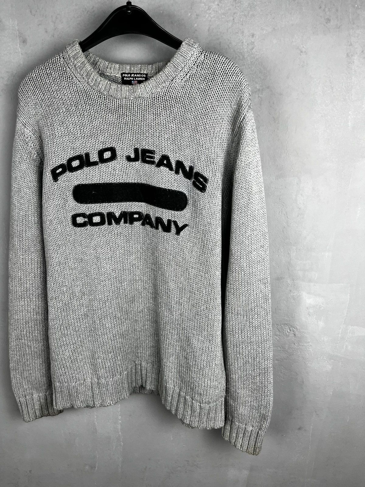 Ralph Lauren Polo Ralph Lauren big logo knit sweater vintage Size US M / EU 48-50 / 2 - 1 Thumbnail