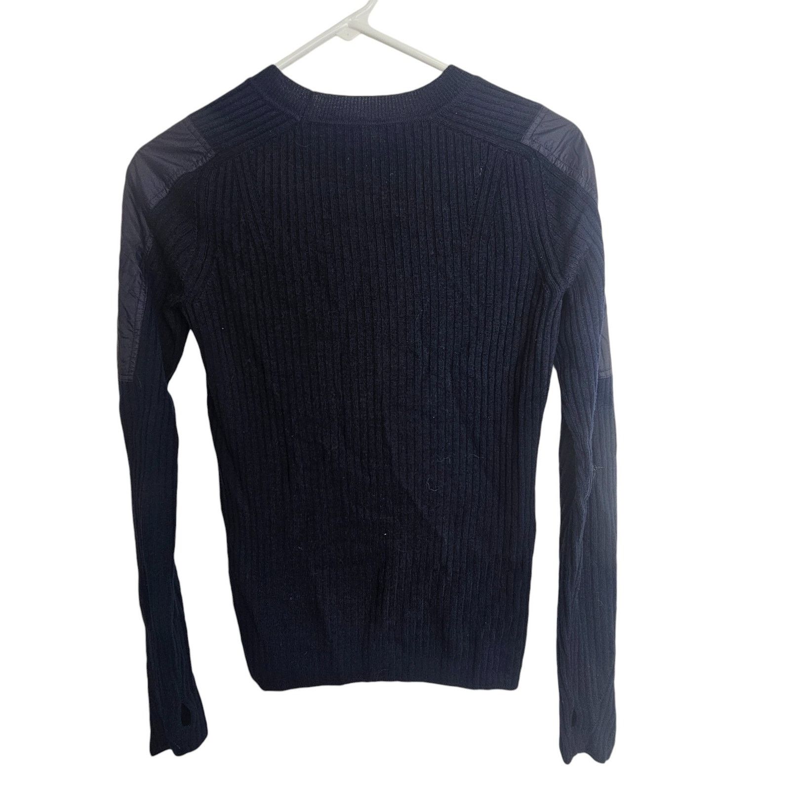 Rag & Bone Rag & Bone Womens Extrafine Merino Wool Sweater XS Navy Blue Size XS / US 0-2 / IT 36-38 - 8 Thumbnail