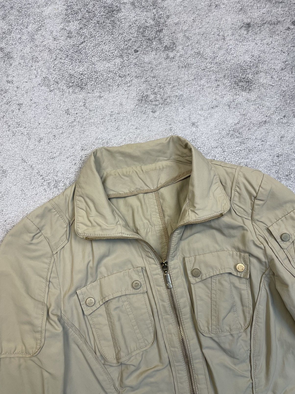 Moncler Vintage Women's Moncler Lightweight Jacket Beige Size S / US 4 / IT 40 - 8 Thumbnail