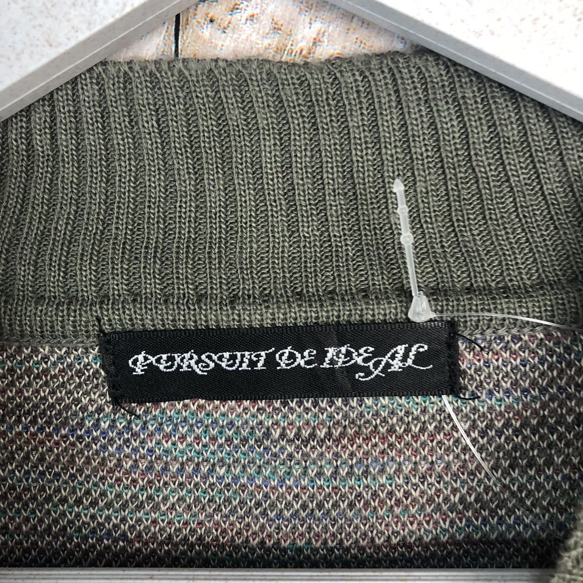 Homespun Knitwear × Japanese Brand Pursuit De Ideal Green Knitwear #A897 Size M / US 6-8 / IT 42-44 - 9 Thumbnail