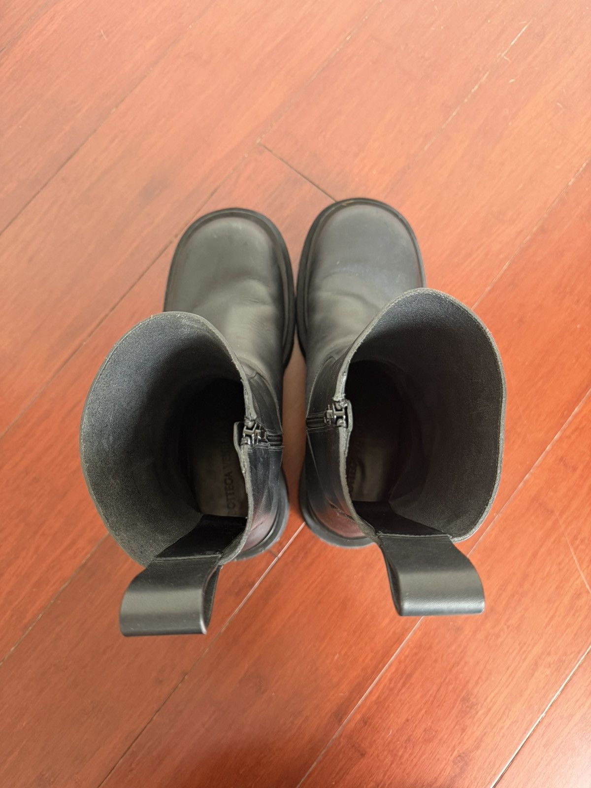 Bottega Veneta Bottega Veneta Leather Lug Zip Boots Size US 9.5 / EU 42-43 - 3 Thumbnail