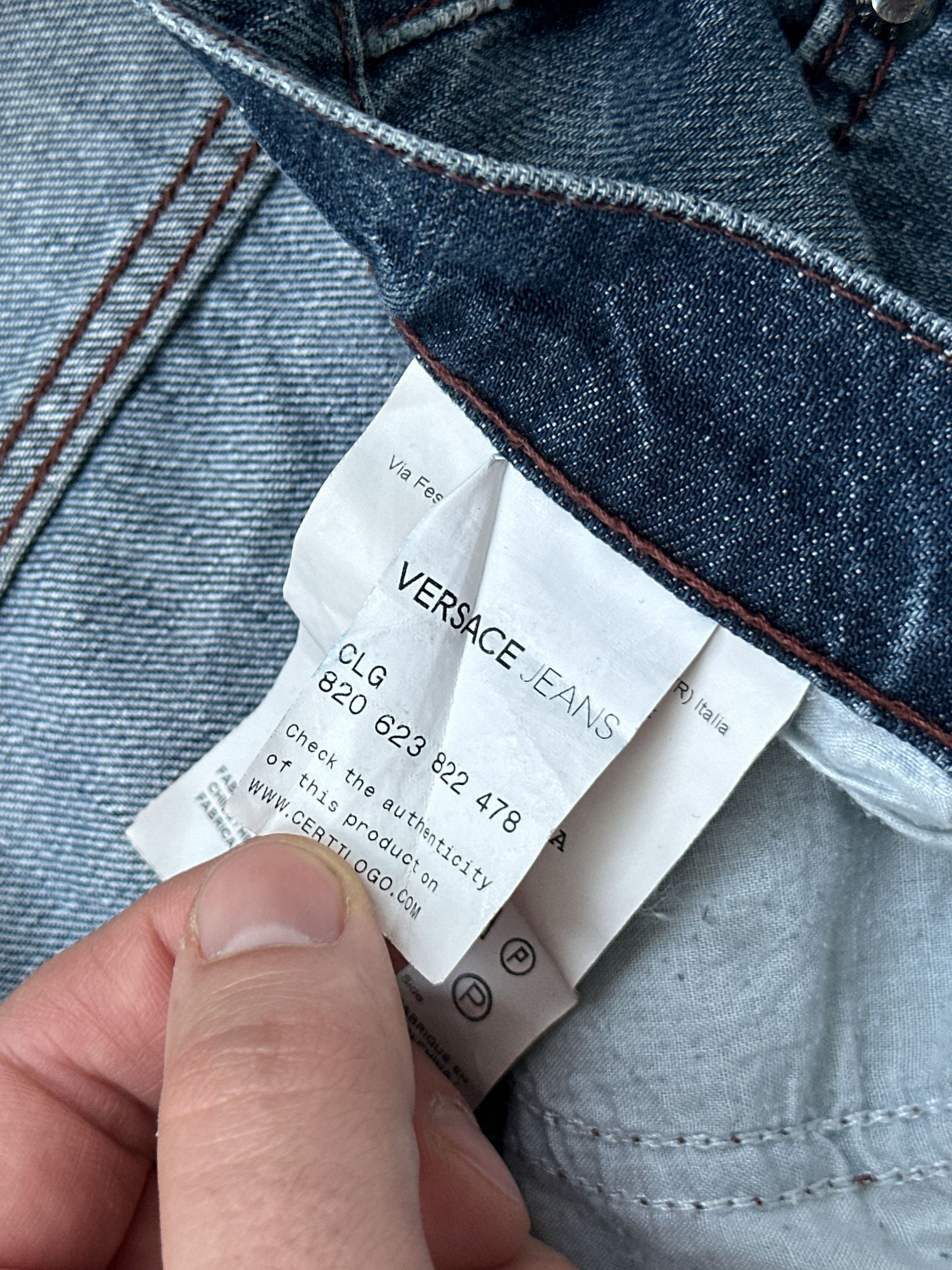 Versace Versace Jeans Skinny Jeans Blue Denim Size 29" - 8 Thumbnail
