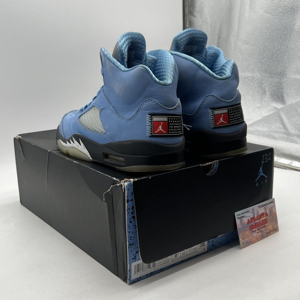 Jordan Brand Air Jordan 5 unc Size US 8.5 / EU 41-42 - 5 Thumbnail