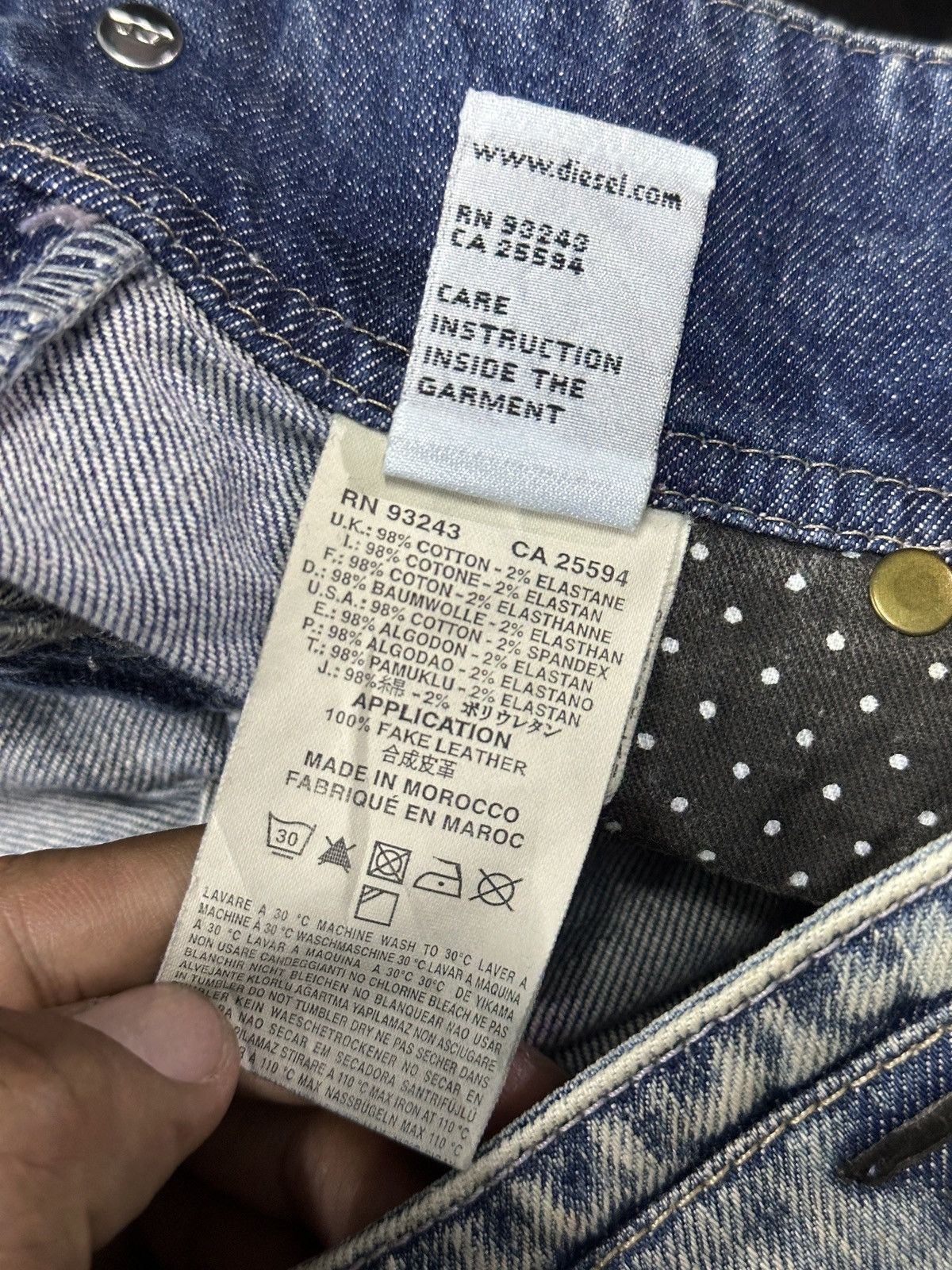 Diesel Diesel 💥Acid Wash 💥 Size US 30 / EU 46 - 7 Thumbnail