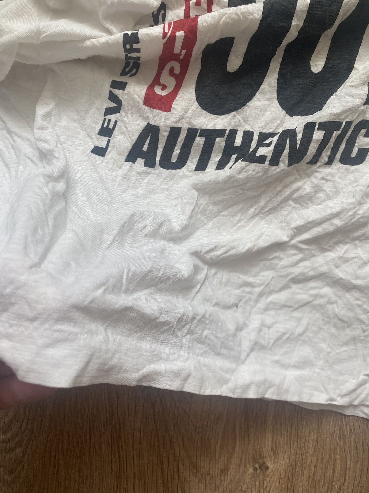 Levi's × Levi's Vintage Clothing Vintage 1980s Levi’s 501 baggy T shirt mens Large tee Rare Size US L / EU 52-54 / 3 - 4 Thumbnail