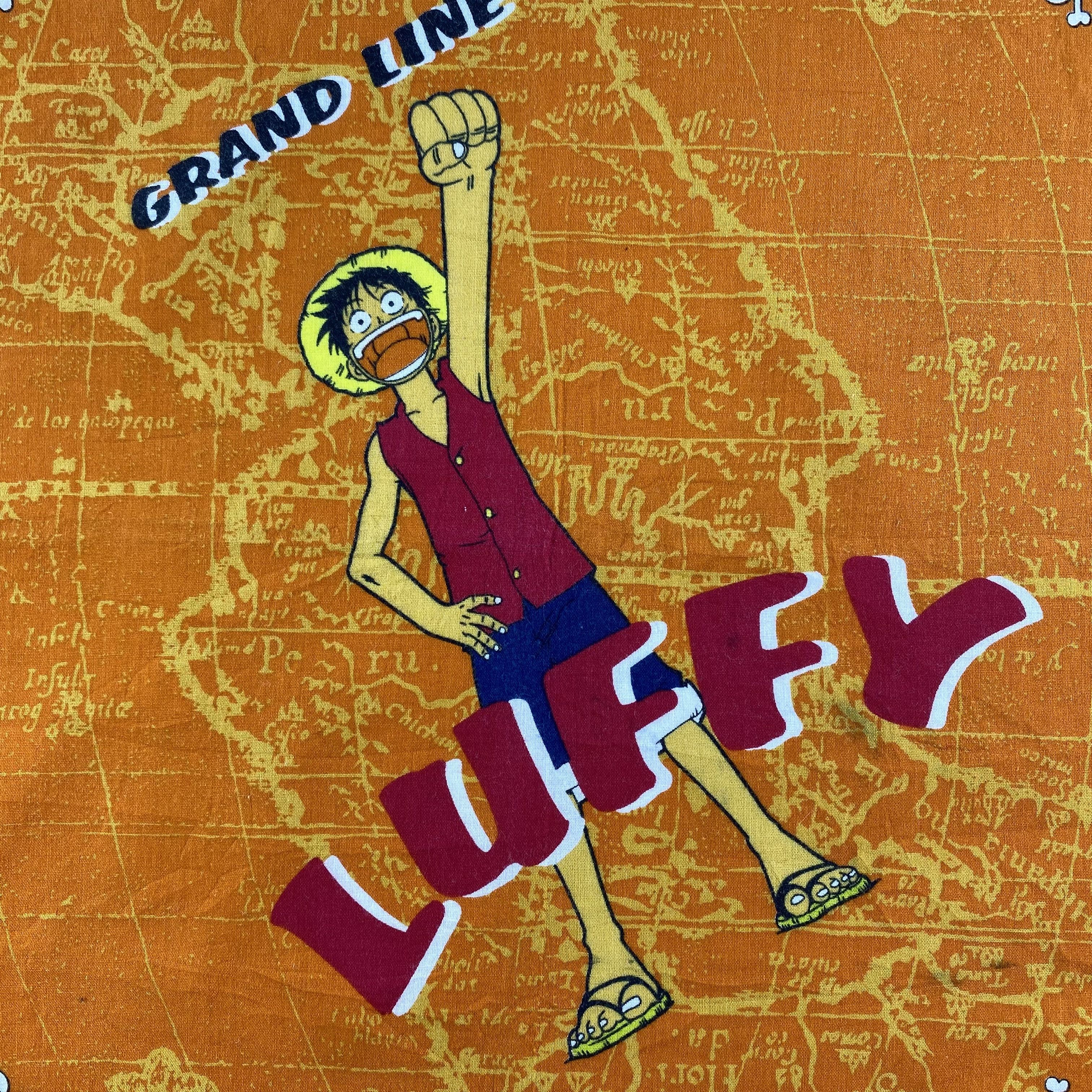 One Piece × Vintage One Piece Bandana/ Handkerchief / Neckerchief Size ONE SIZE - 4 Thumbnail