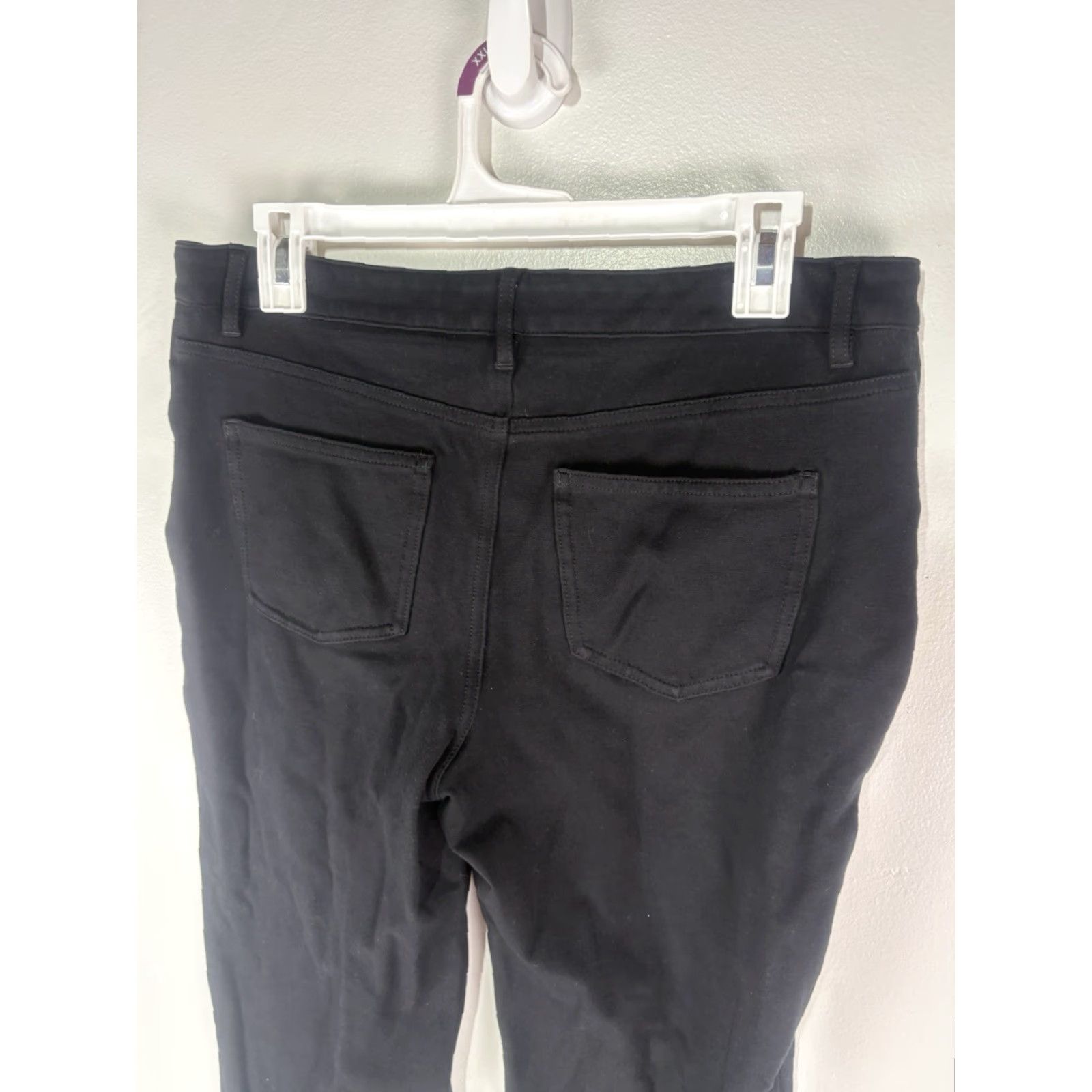 Talbots VINTAGE Talbots Petites Black Stretch Ankle Pants Womens Size 10P 90s City Casual Workwear Size 32" / US 10 / IT 46 - 4 Thumbnail