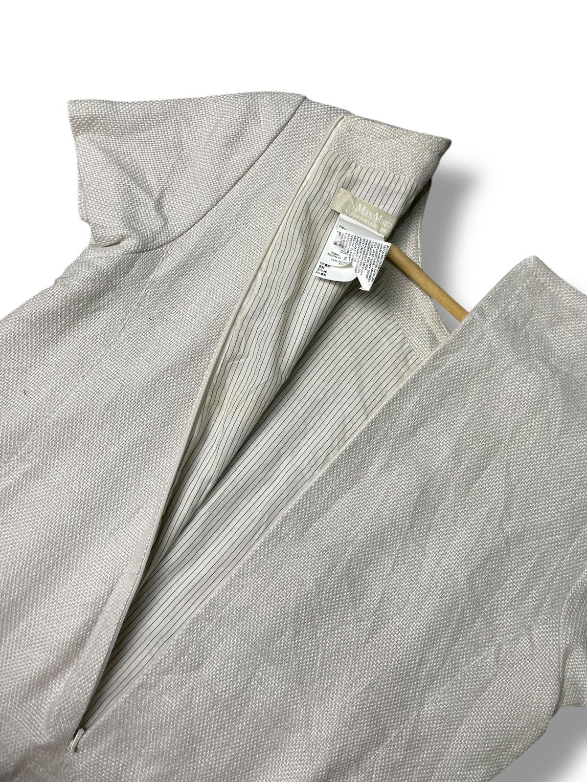 Japanese Brand × Max Mara × Vintage Max Mara Brand Linen Dress (71) Size S / US 4 / IT 40 - 7 Thumbnail