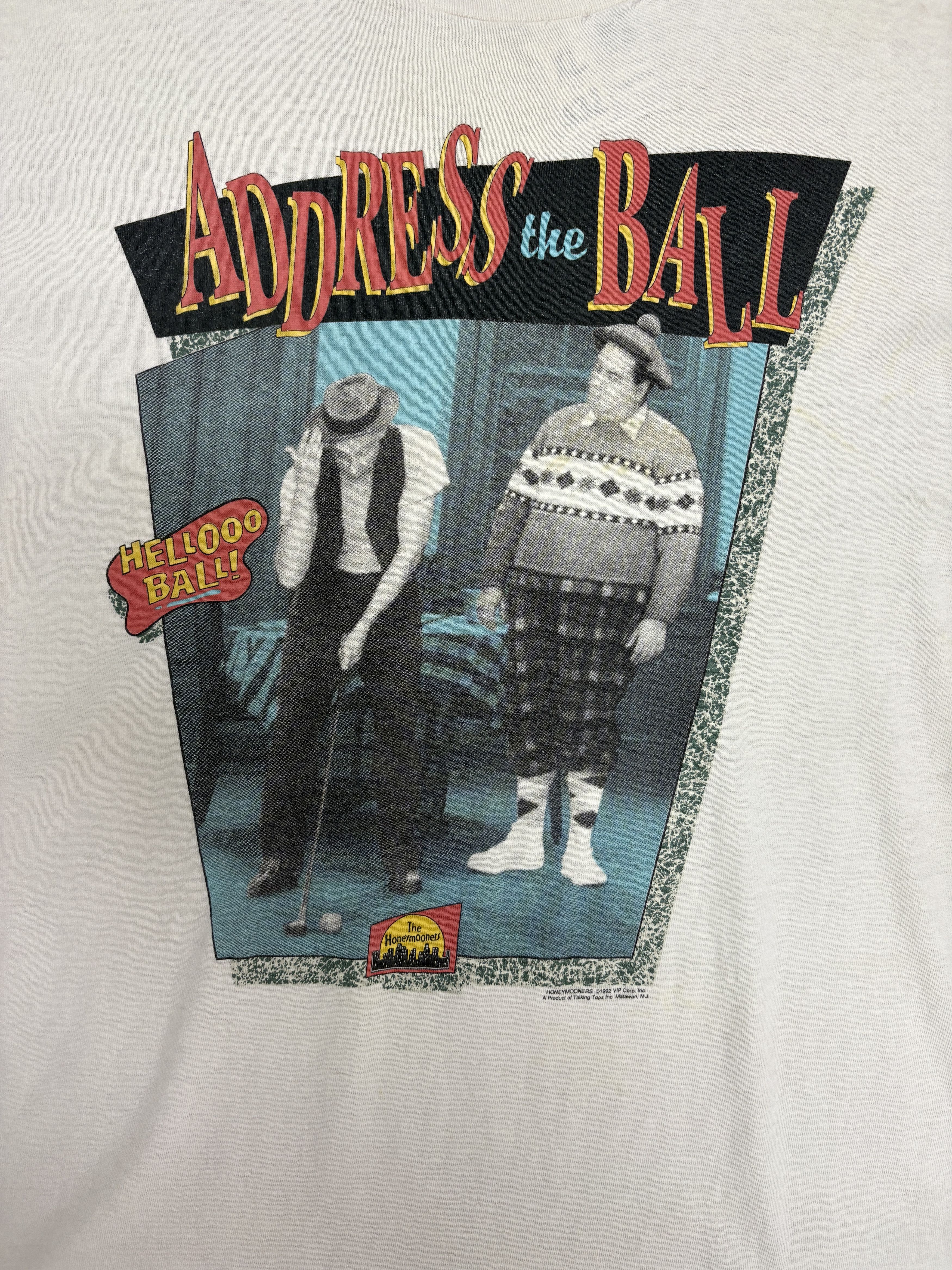 Vintage The Honeymooners Address The Ball Vintage T-Shirt Size US XL / EU 56 / 4 - 2 Thumbnail