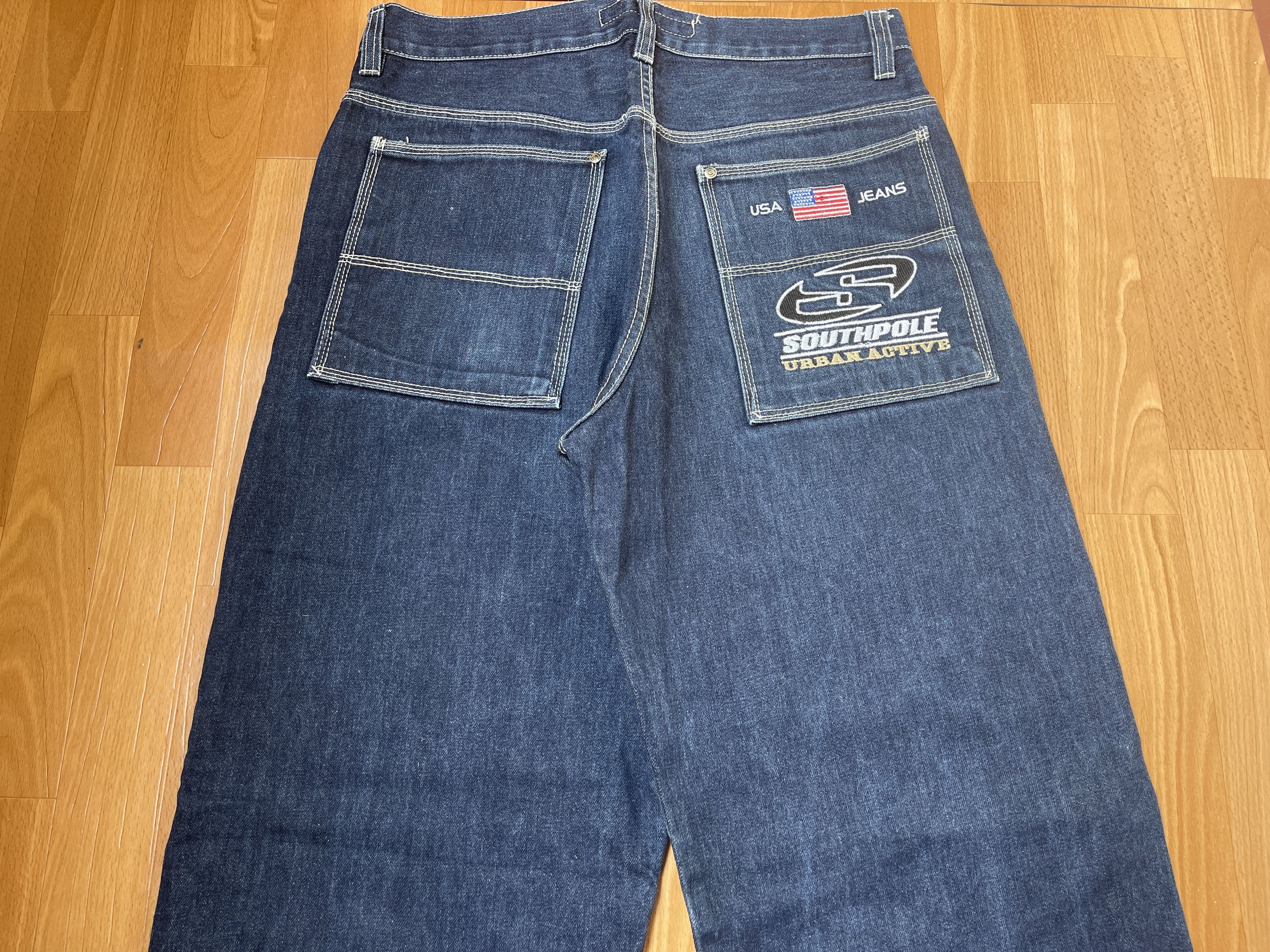Southpole Southpole jeans, baggy vintage South Pole 90s hip hop Y2K 34 Size US 34 / EU 50 - 3 Thumbnail
