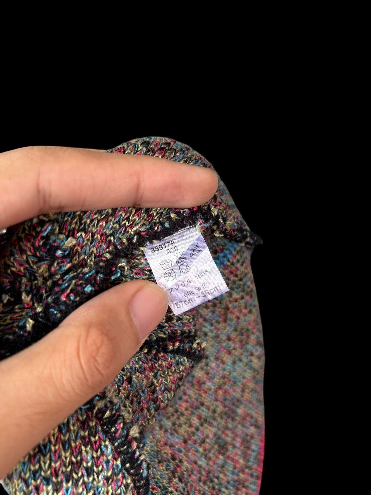 Japanese Brand × Kapital × Vintage Nike Rare Knitted Beanie Hats Size ONE SIZE - 3 Thumbnail